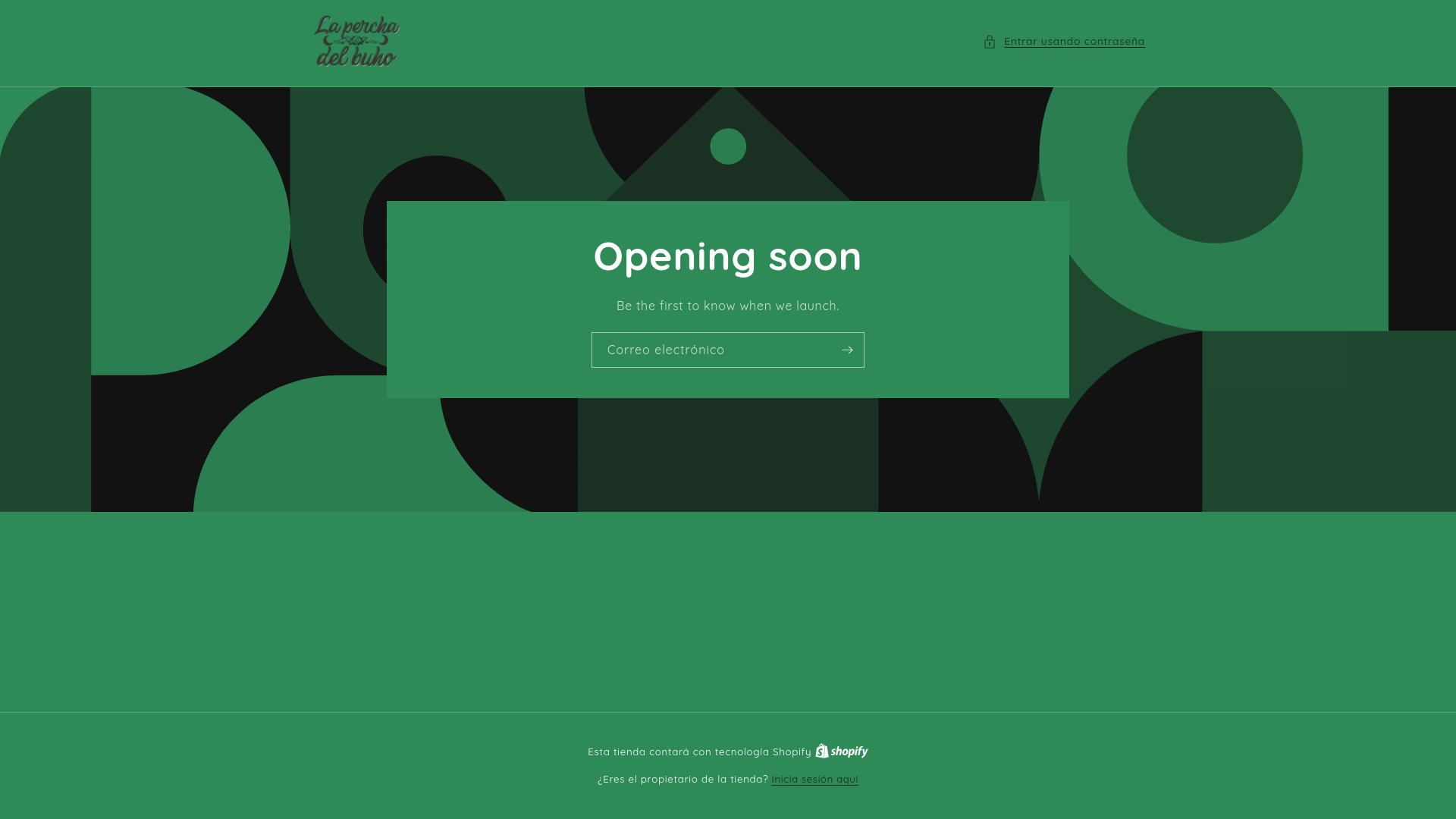 website screenshot of https://laperchadelbuho.com/