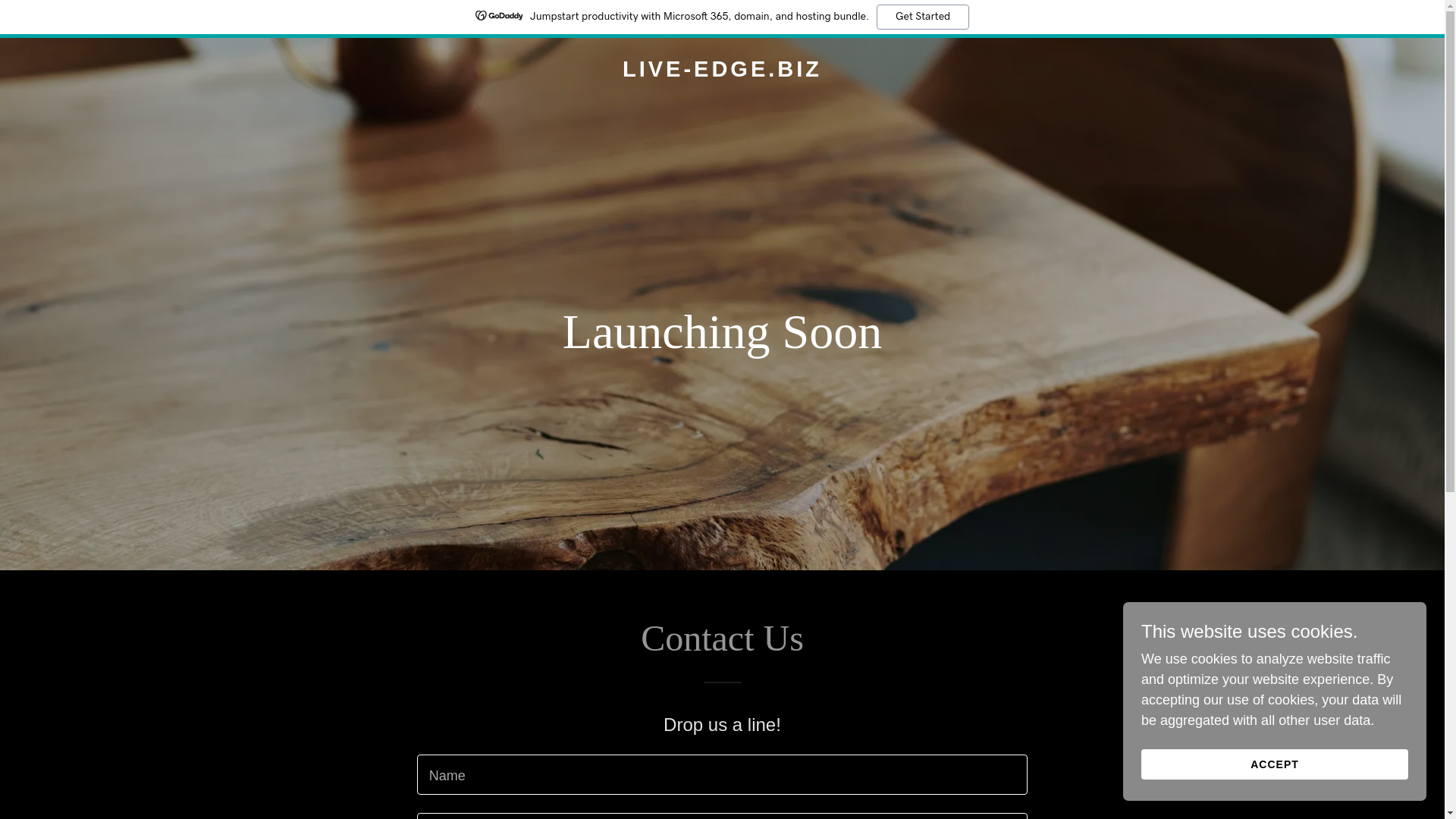 website screenshot of https://live-edge.biz/