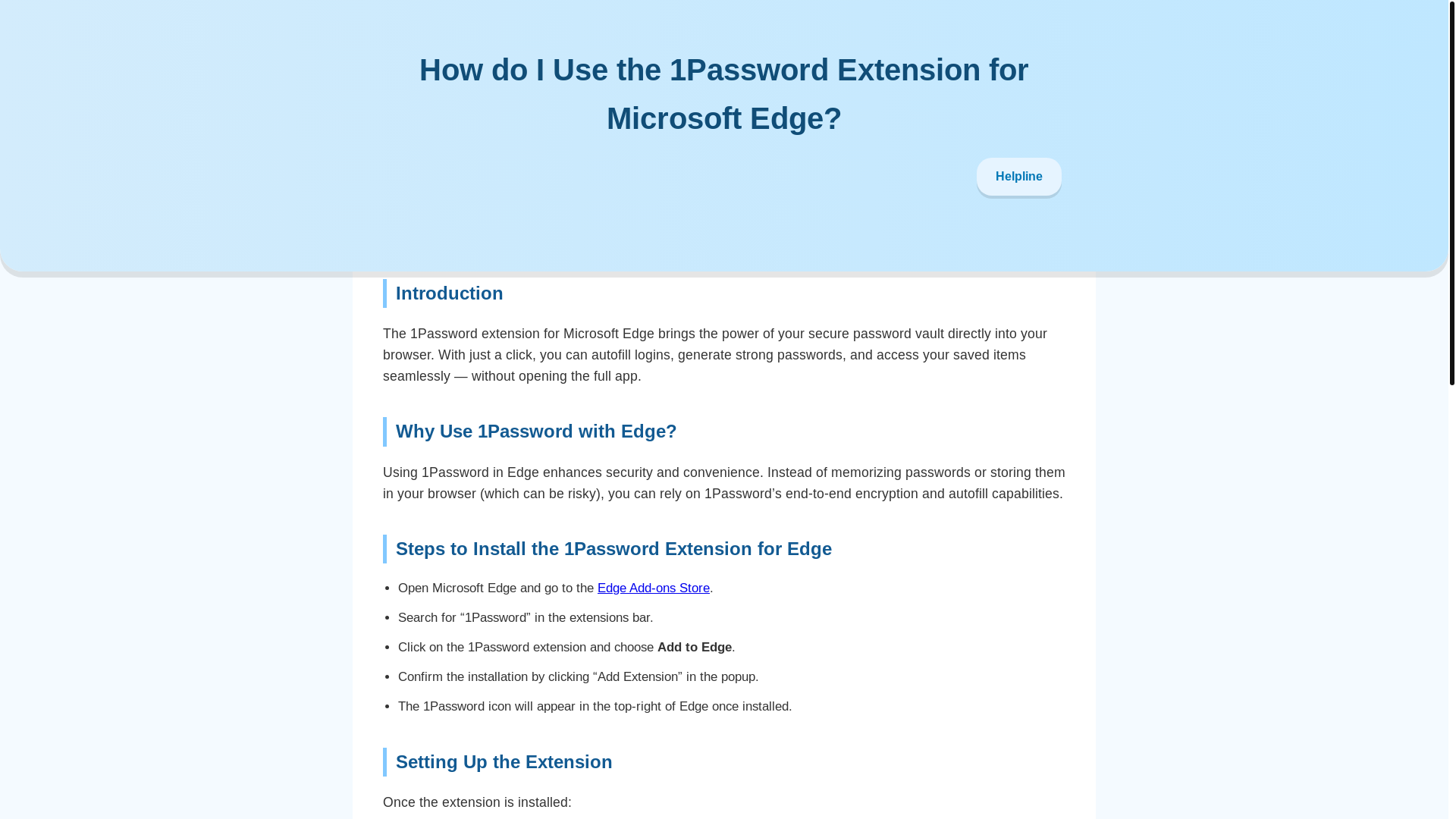 website screenshot of https://1password-for-edge-extension.pages.dev/