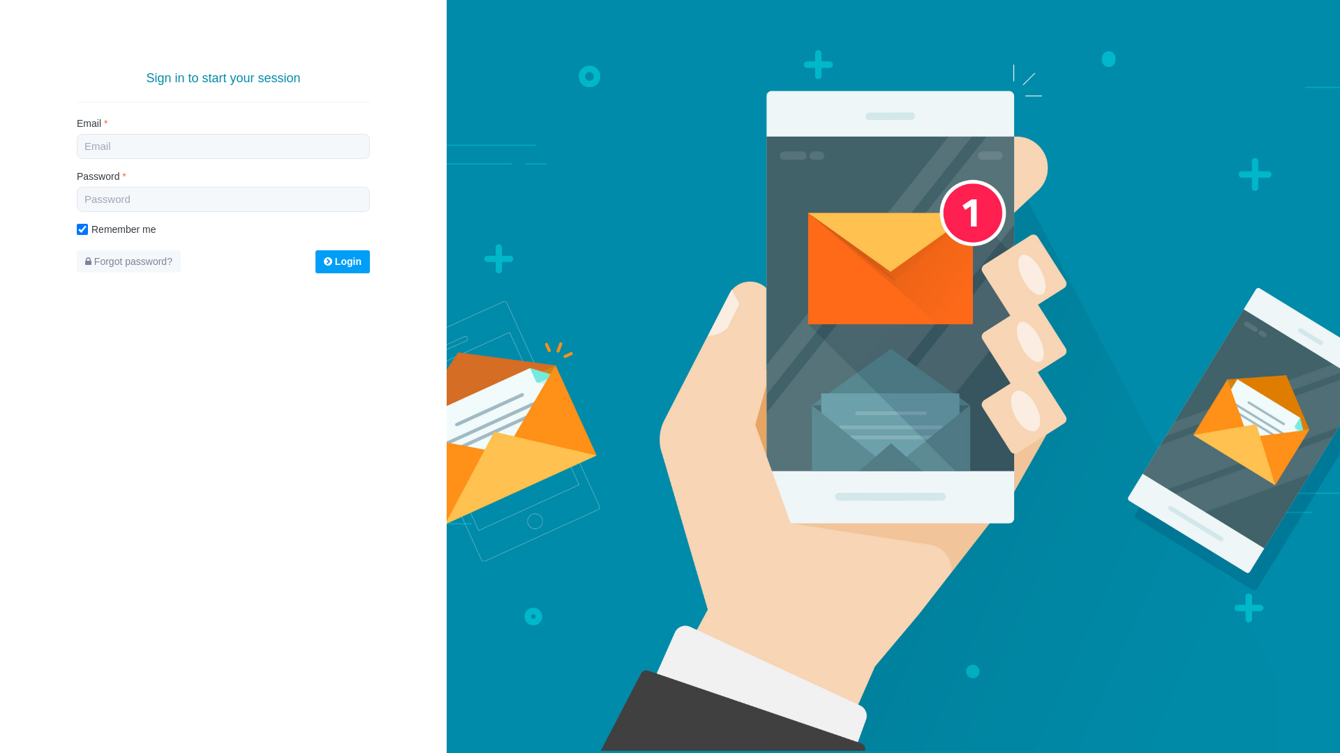 website screenshot of https://app.mailify77.com/