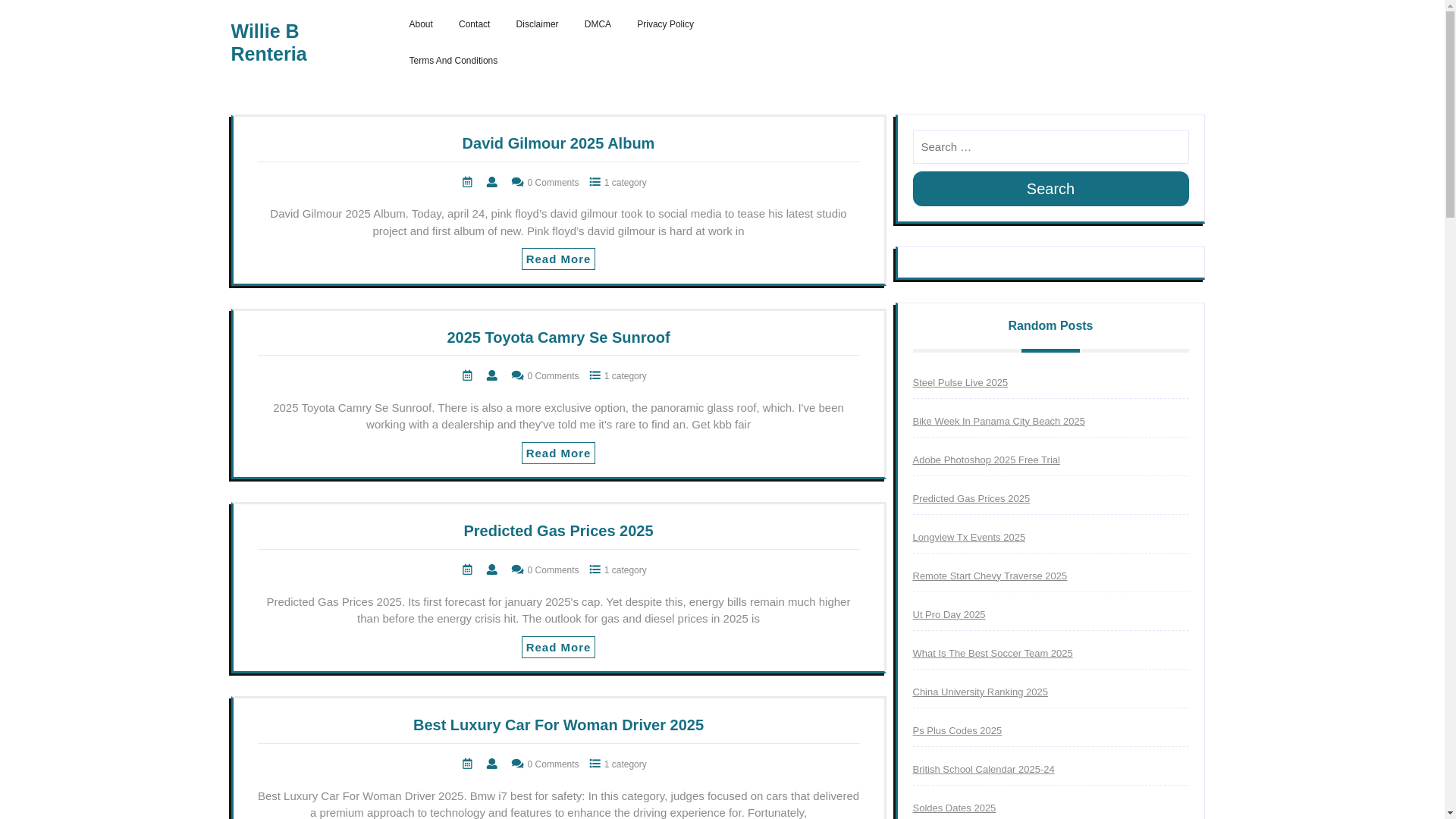 website screenshot of https://williebrenterian.pages.dev/