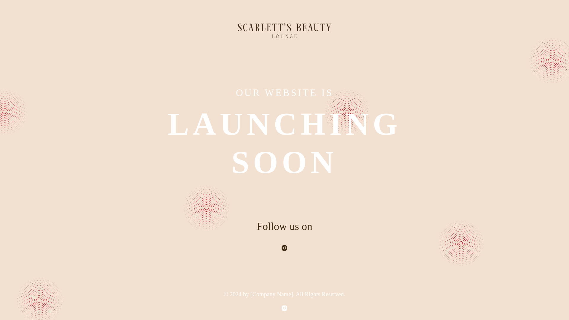website screenshot of https://scarlettsbeautylounge.com/