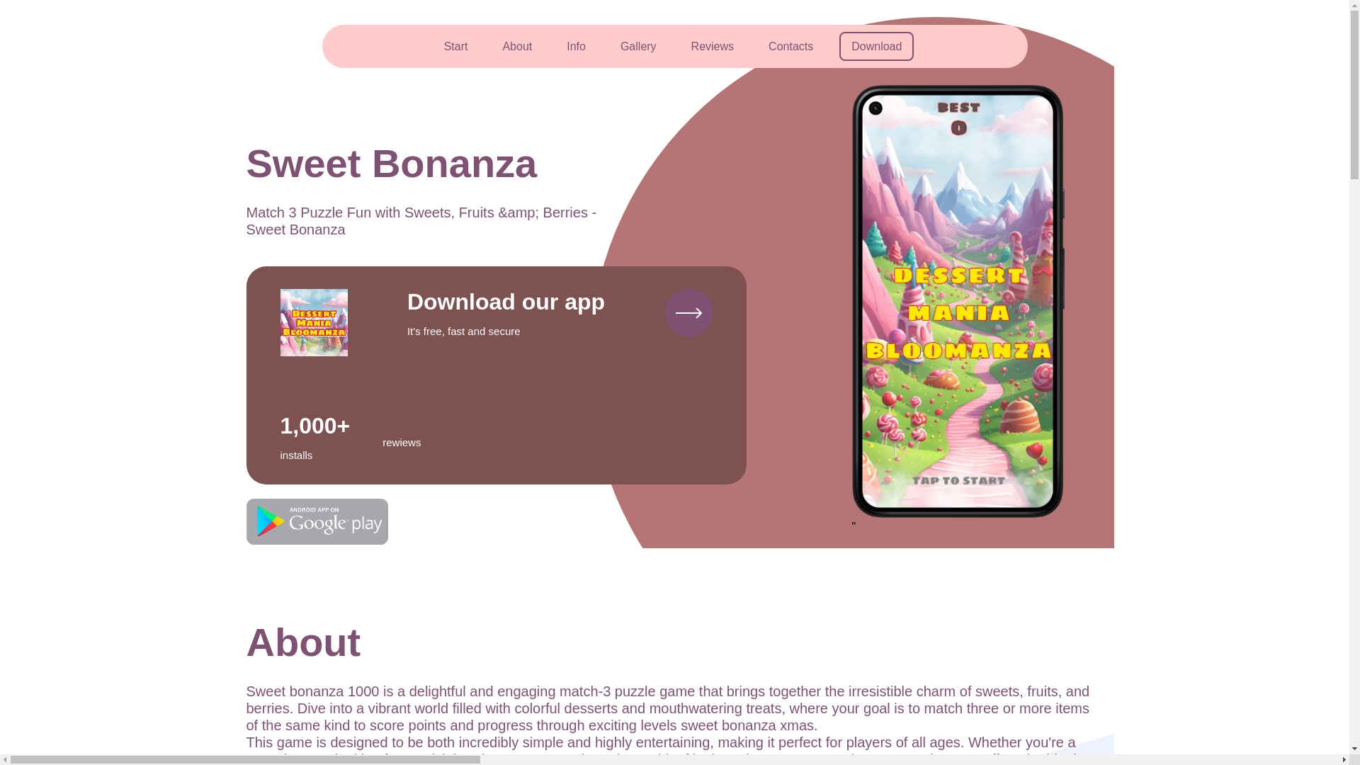 website screenshot of https://cz-sweet-bonanza-1000.store/