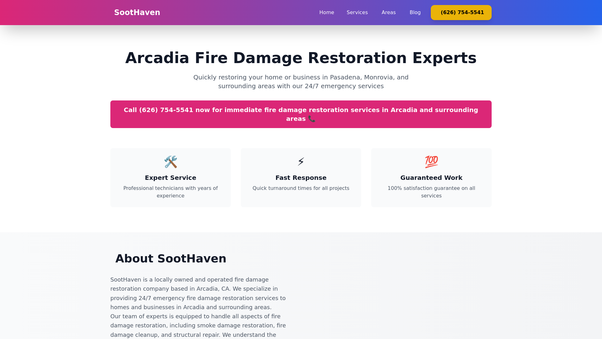website screenshot of https://soothaven-73m.pages.dev/