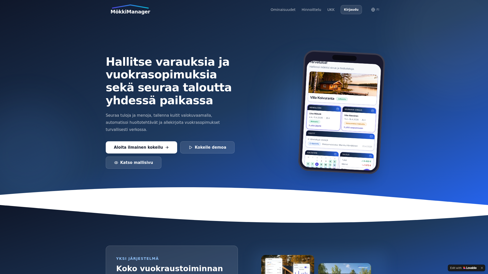 website screenshot of https://stugamanager.com
