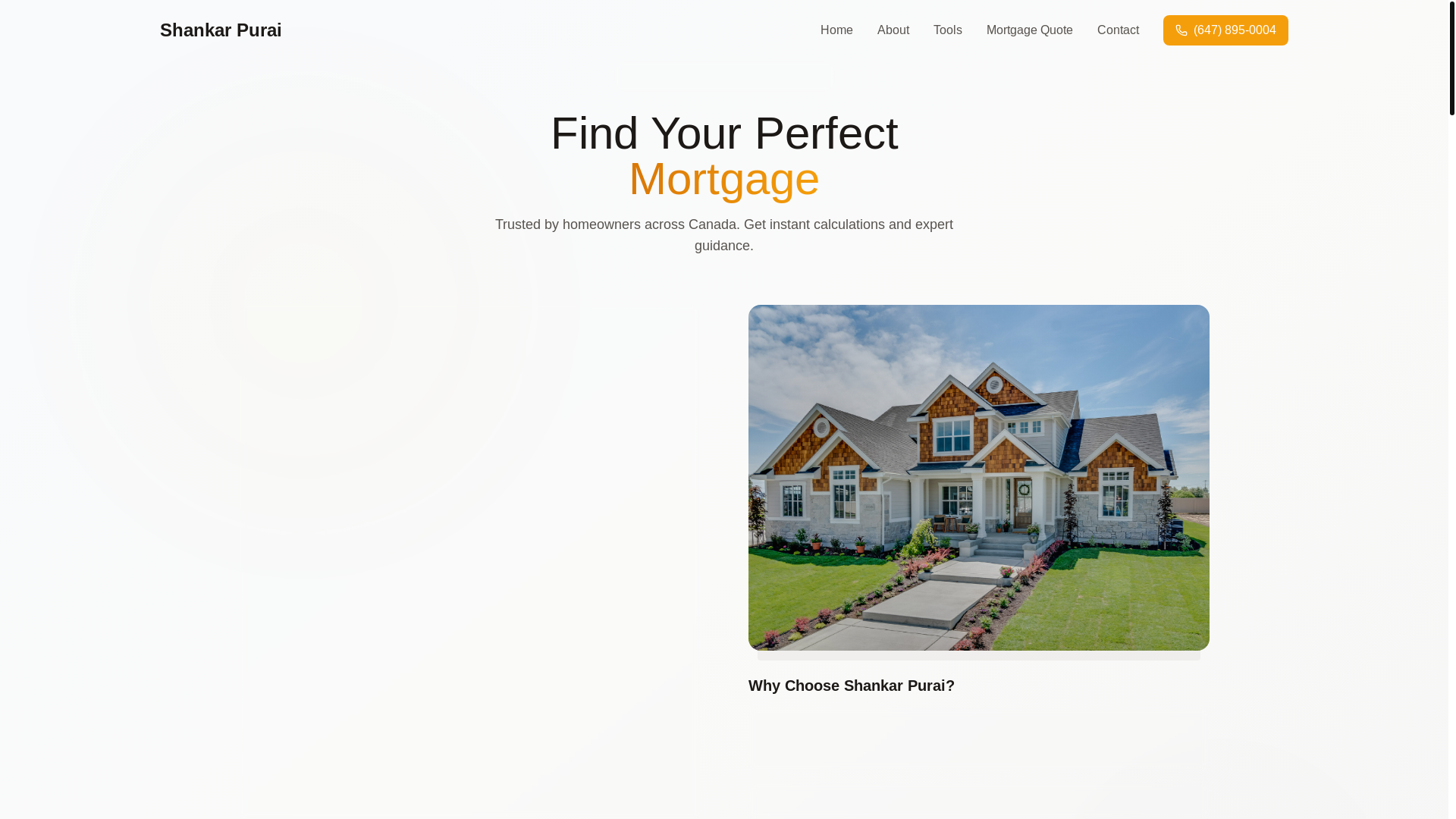 website screenshot of https://shankarfinance.com/