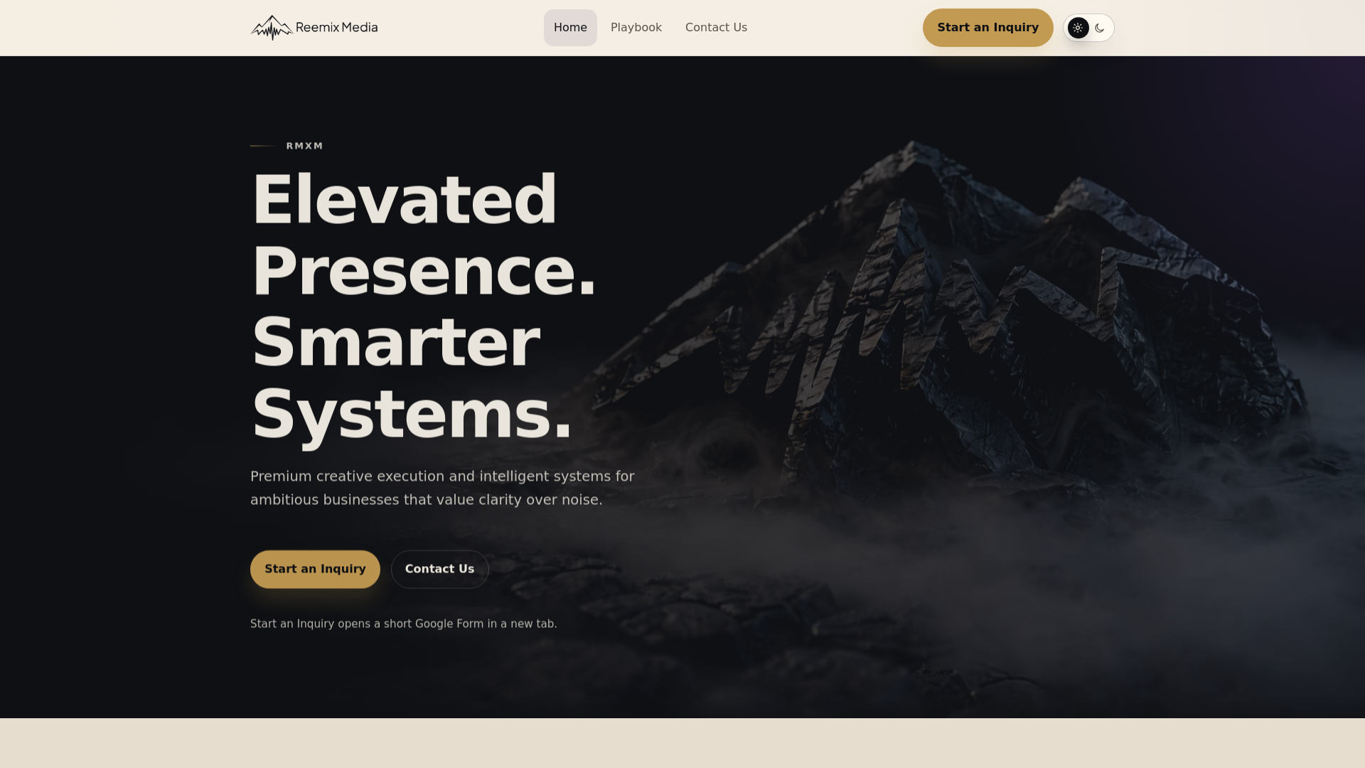 website screenshot of https://reemix-media-we.pages.dev/