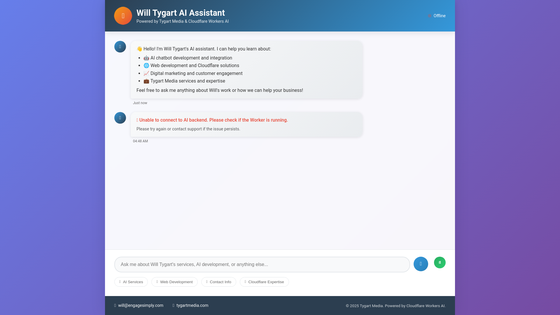 website screenshot of https://ai-chatbot-frontend-aeb.pages.dev/