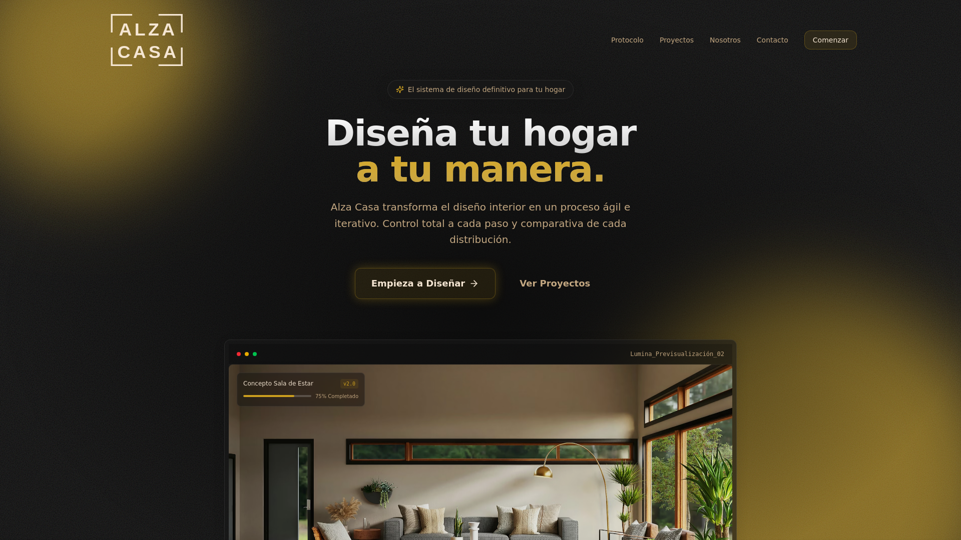 website screenshot of https://alzacasa-prod.pages.dev/