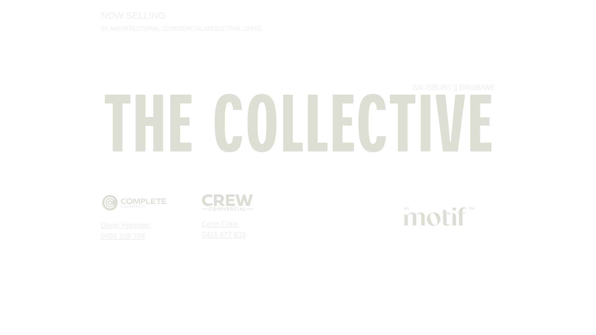 website screenshot of https://thecollectivesalisbury.com.au/