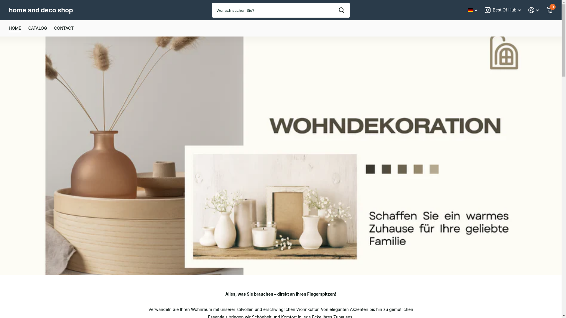 website screenshot of https://homeflairio.com/