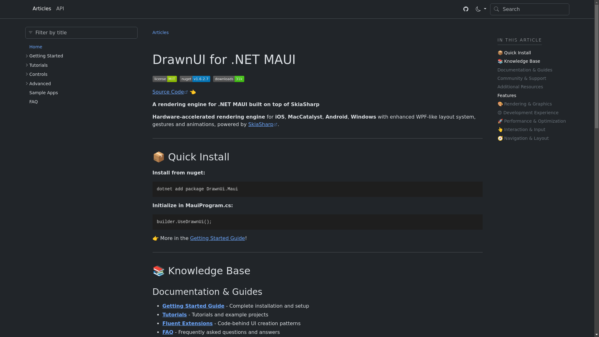 website screenshot of https://drawnui.net/