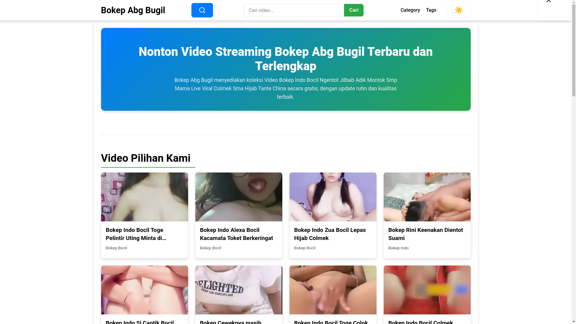 website screenshot of https://bokepabgbugil.pages.dev/