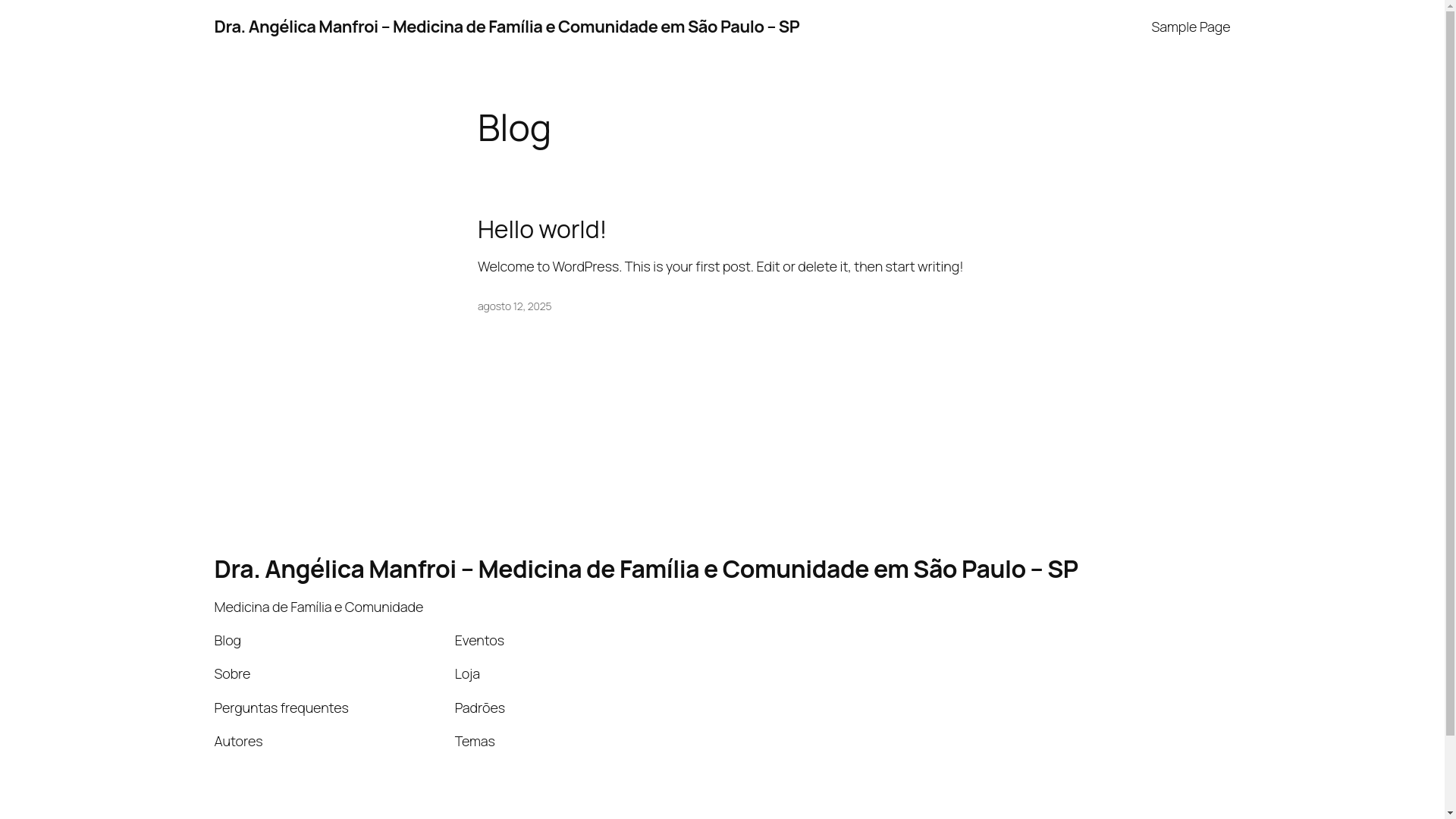 website screenshot of https://draangelicamanfroi.com.br/
