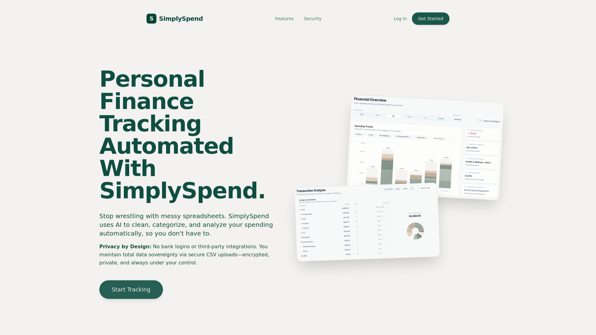 website screenshot of https://simplyspend.ca/