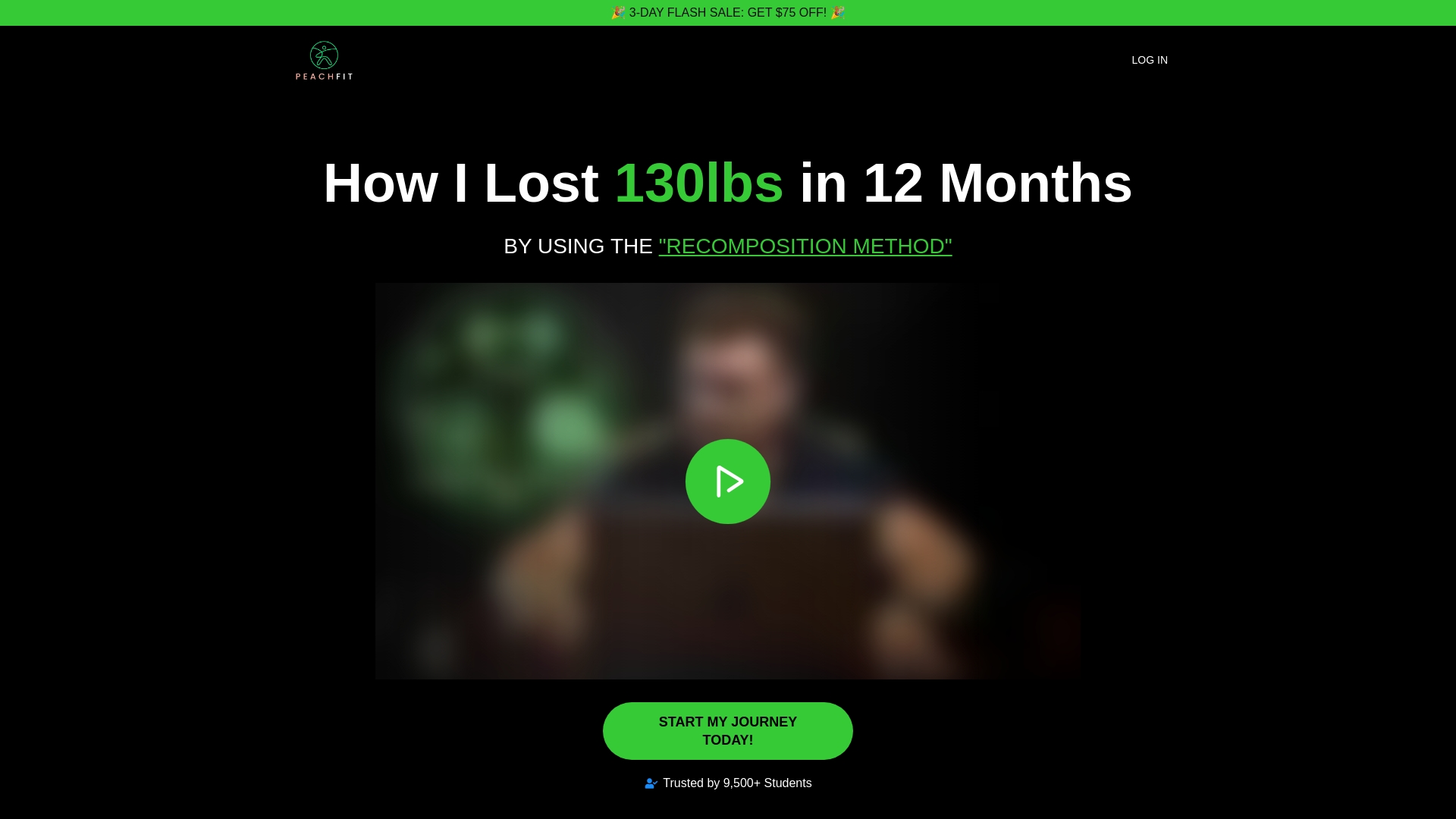 website screenshot of https://peachfitv5.pages.dev/