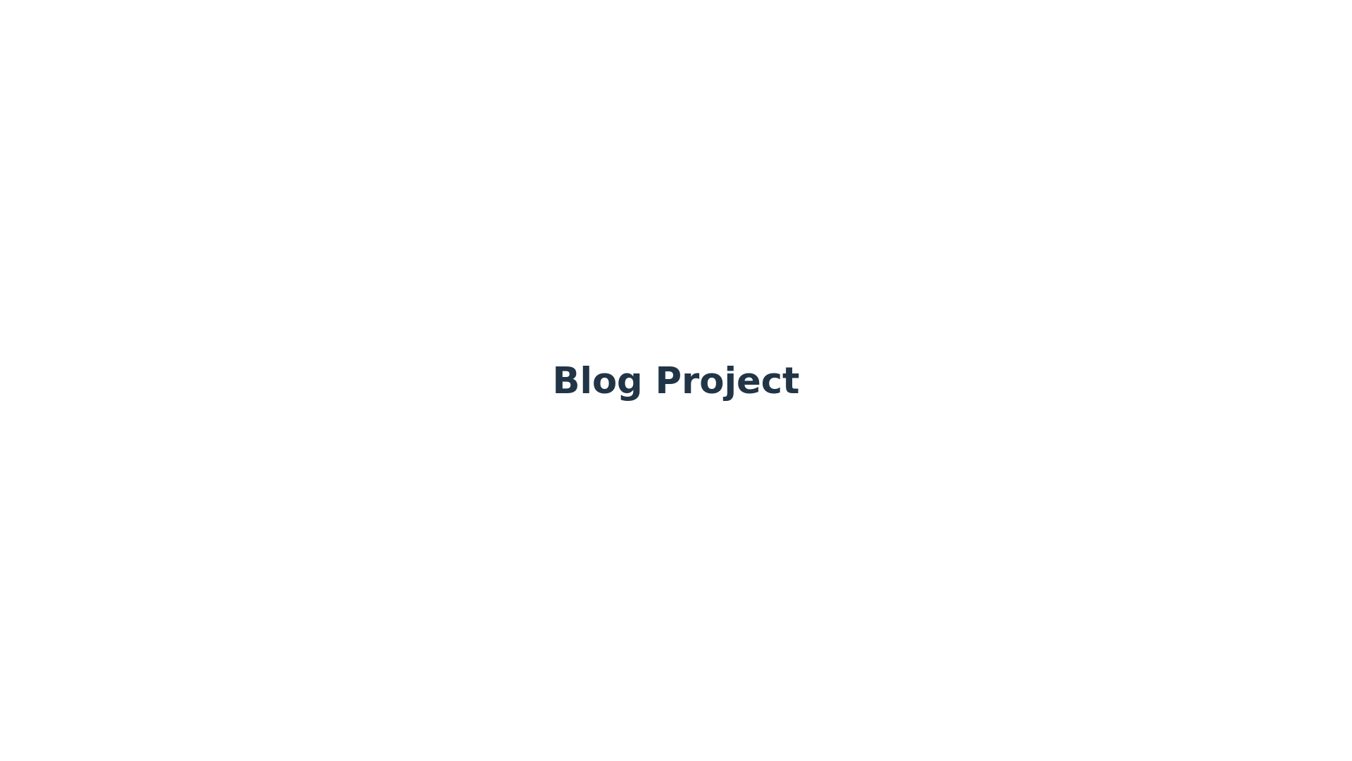 website screenshot of https://blog-project-3xm.pages.dev/