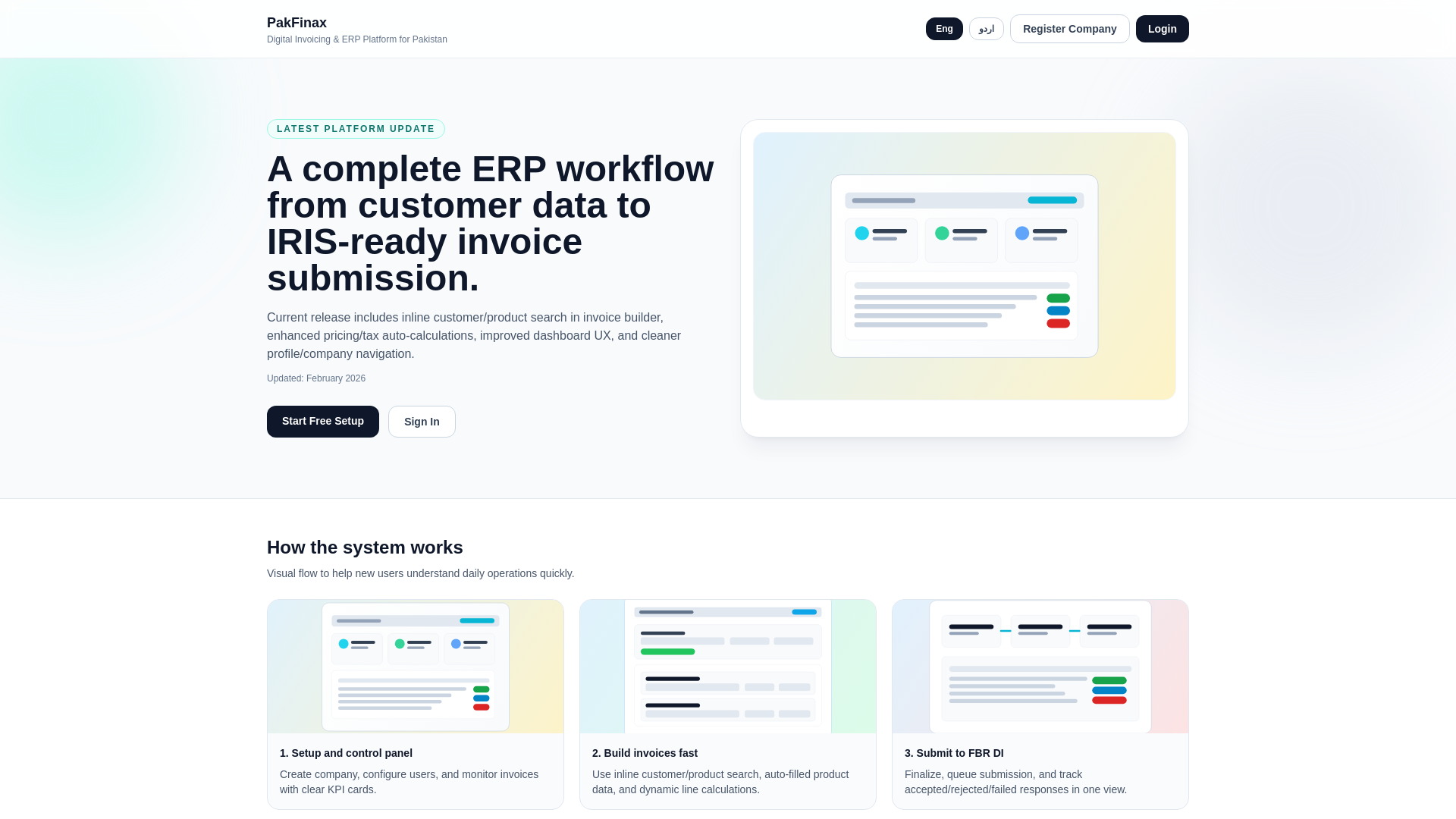 website screenshot of https://pakfinax.com/