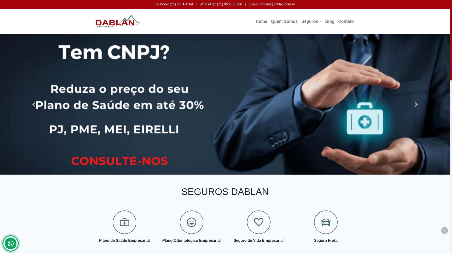 website screenshot of https://sagaicorretoradeseguros.com.br/