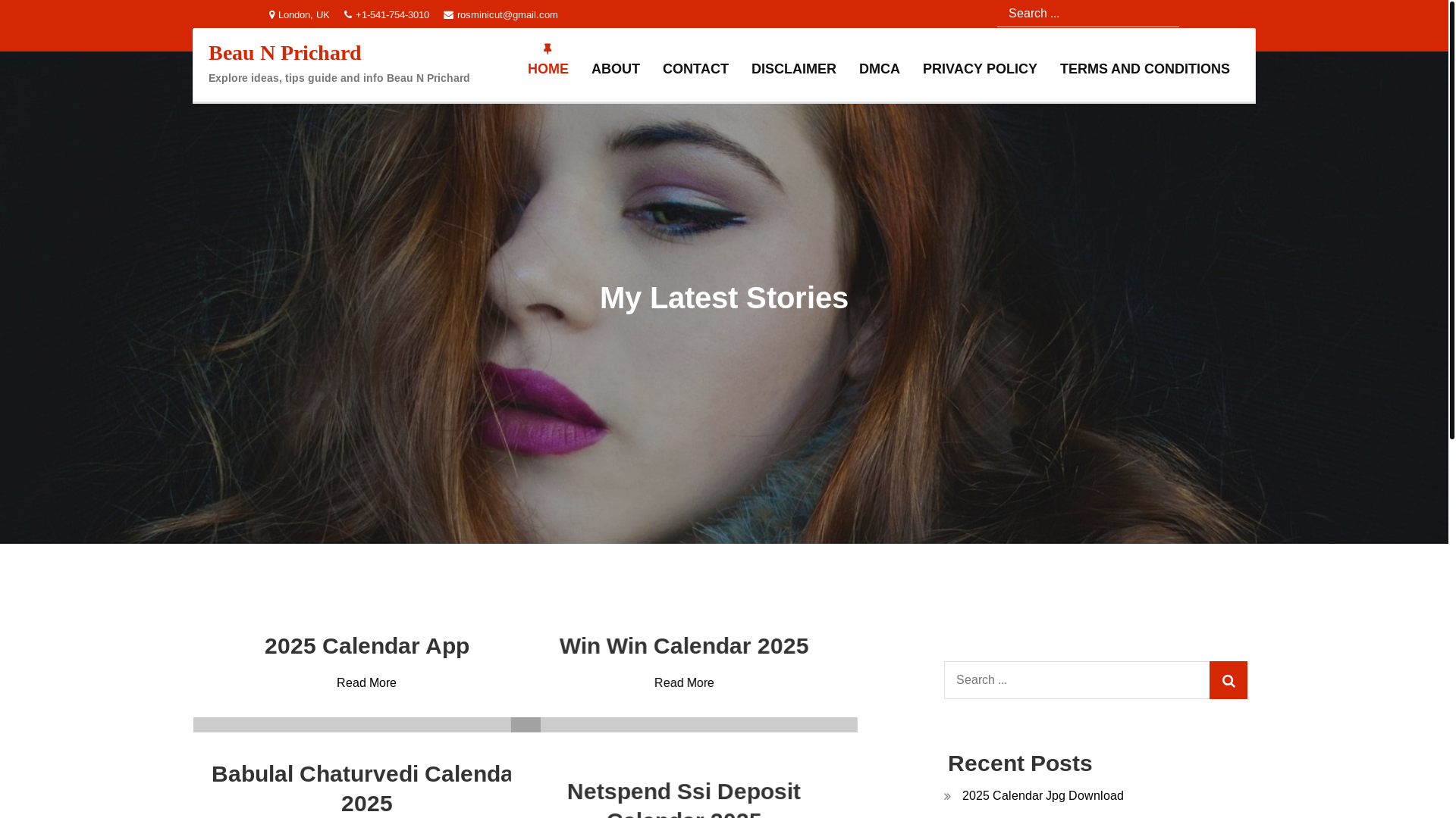 website screenshot of https://beaunprichard.pages.dev/