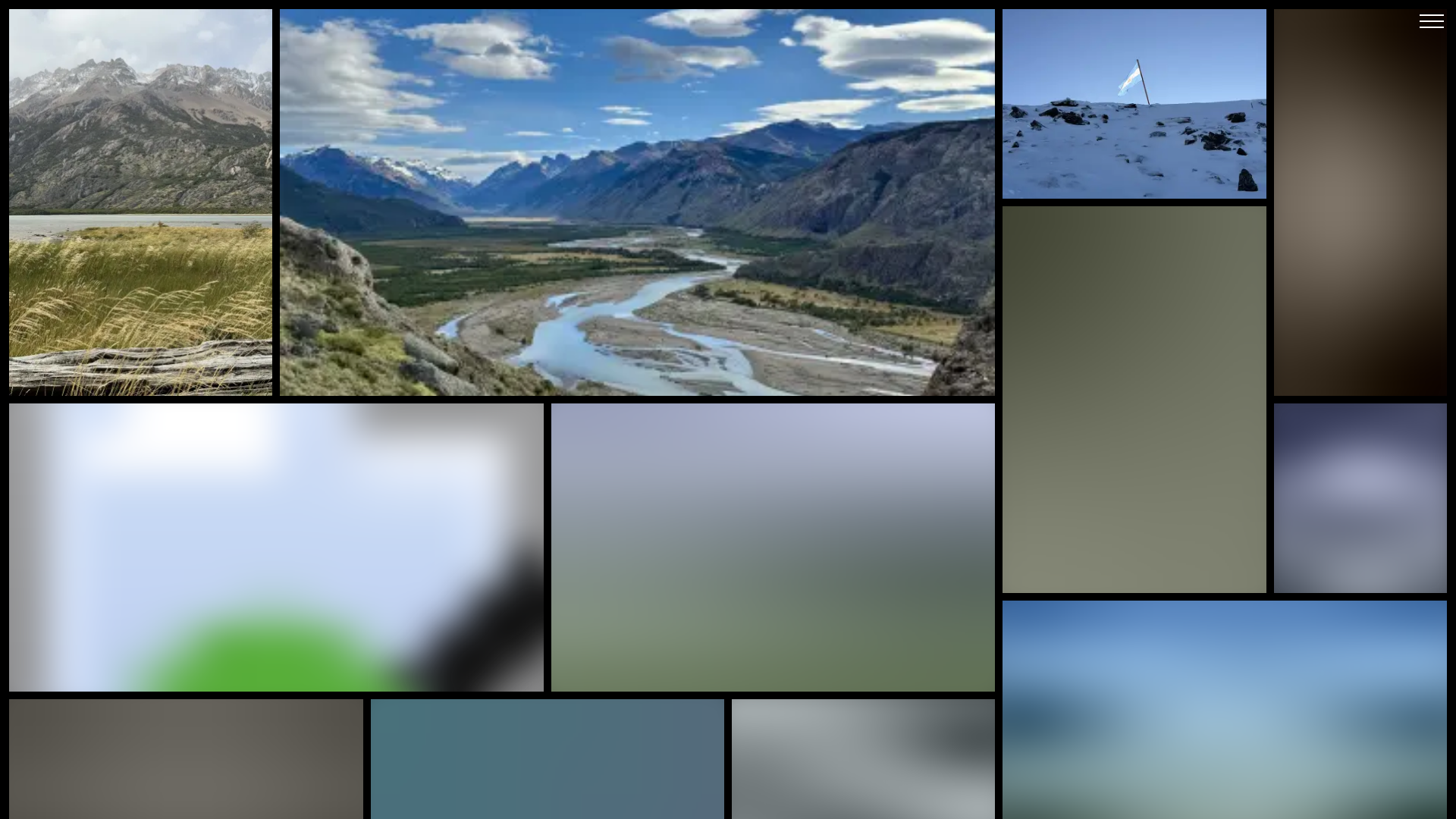 website screenshot of https://lenteviajera.ar