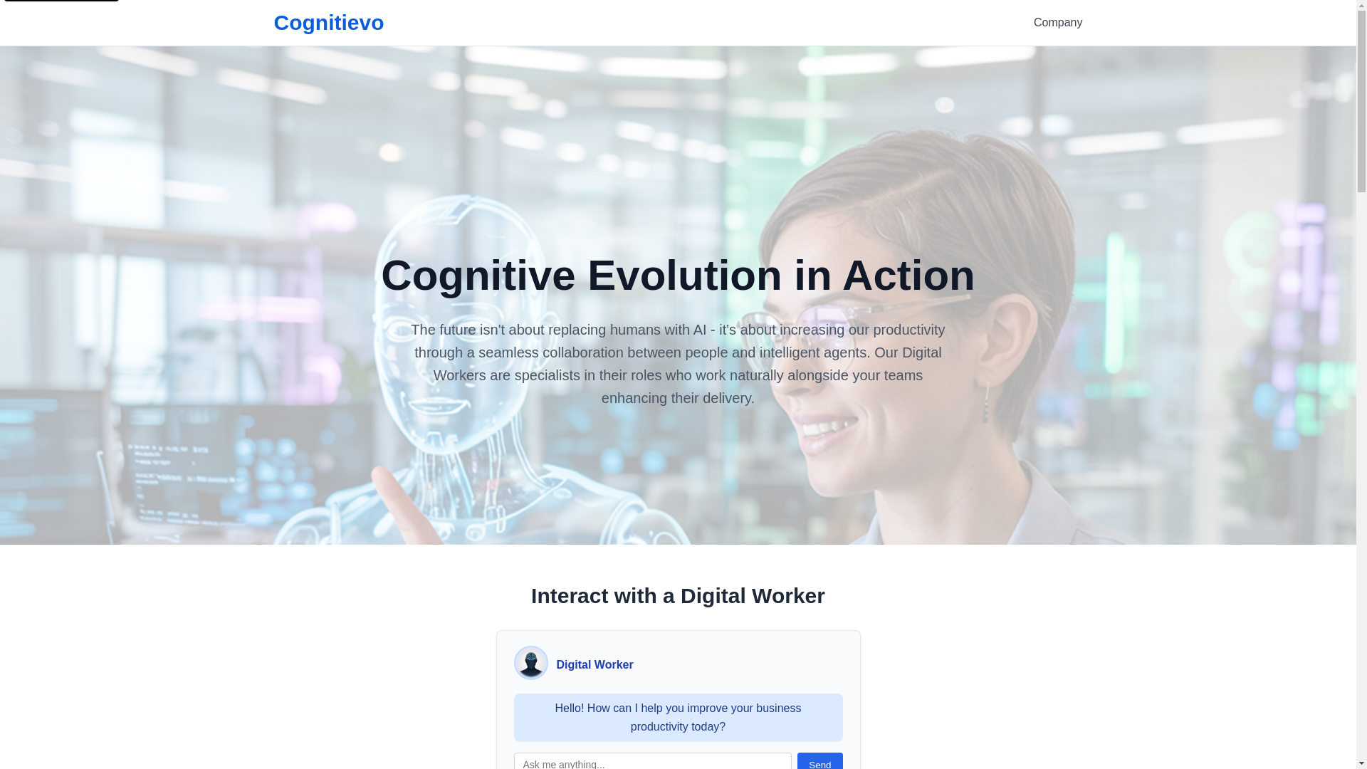 website screenshot of https://cognitievo-website.pages.dev/
