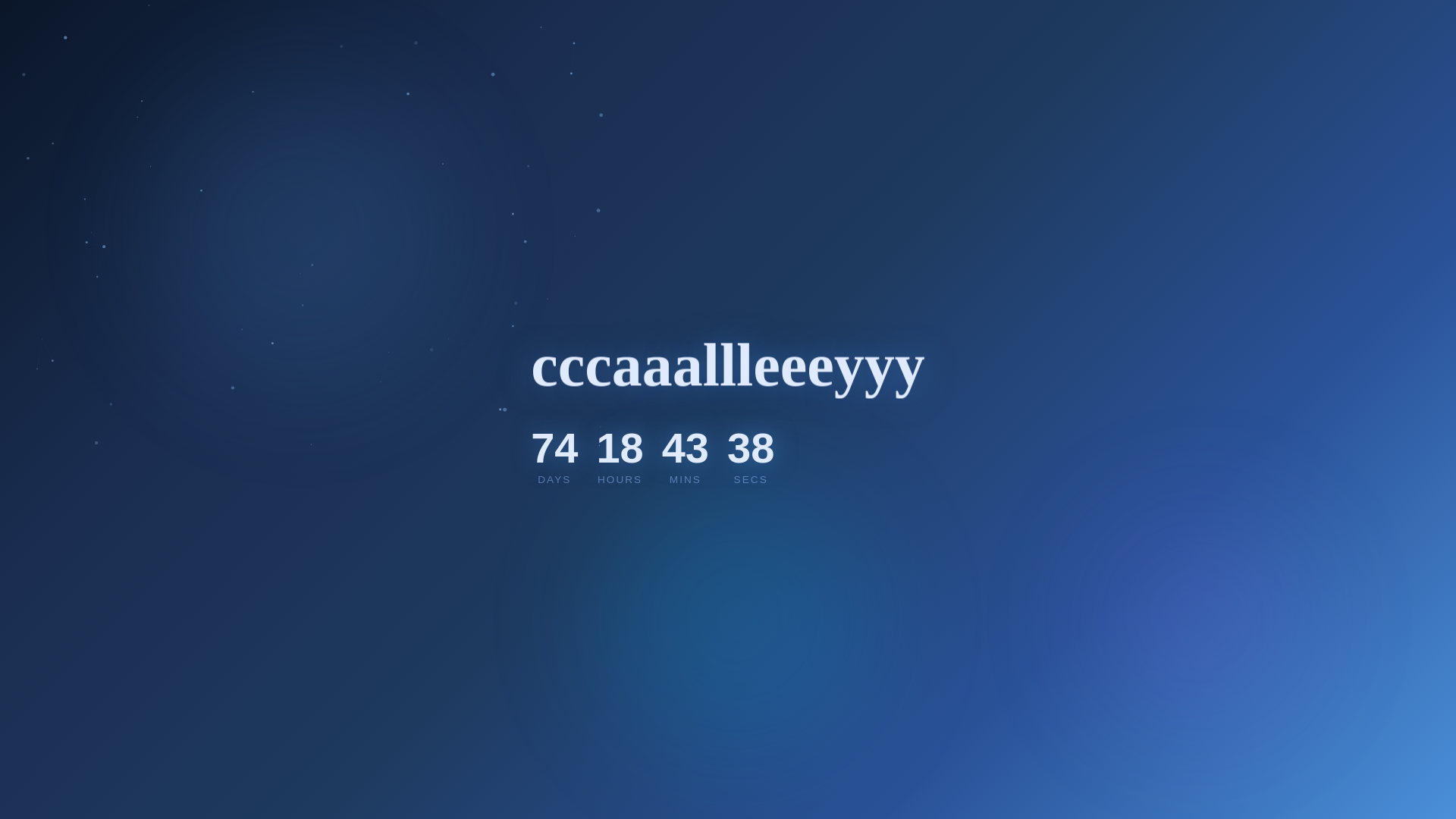 website screenshot of https://cccaaallleeeyyy.com/