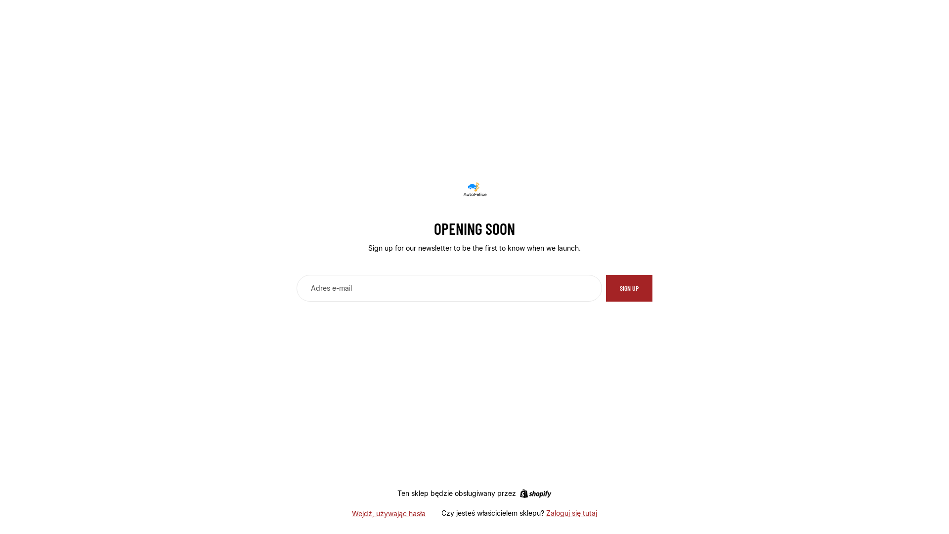 website screenshot of https://autofelice.pl/