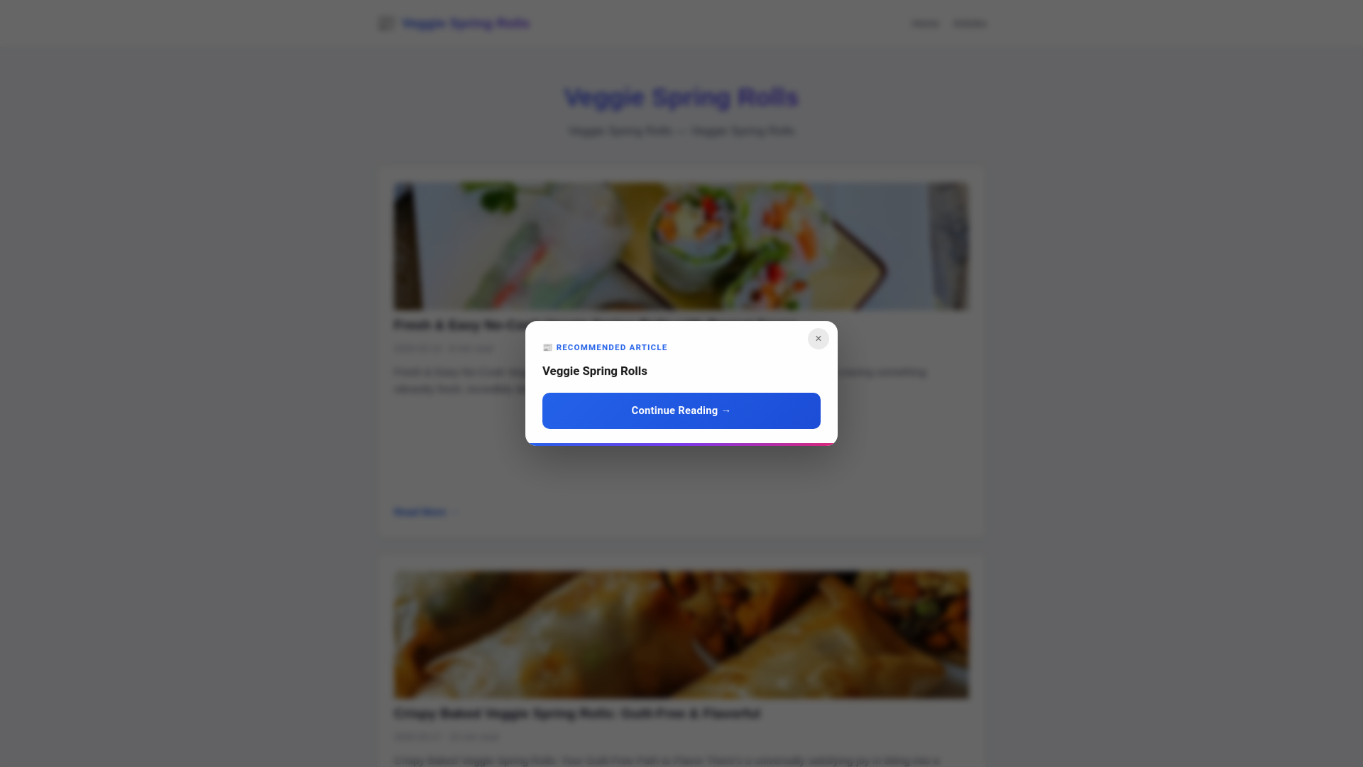 website screenshot of https://veggie-spring-rolls.pages.dev/