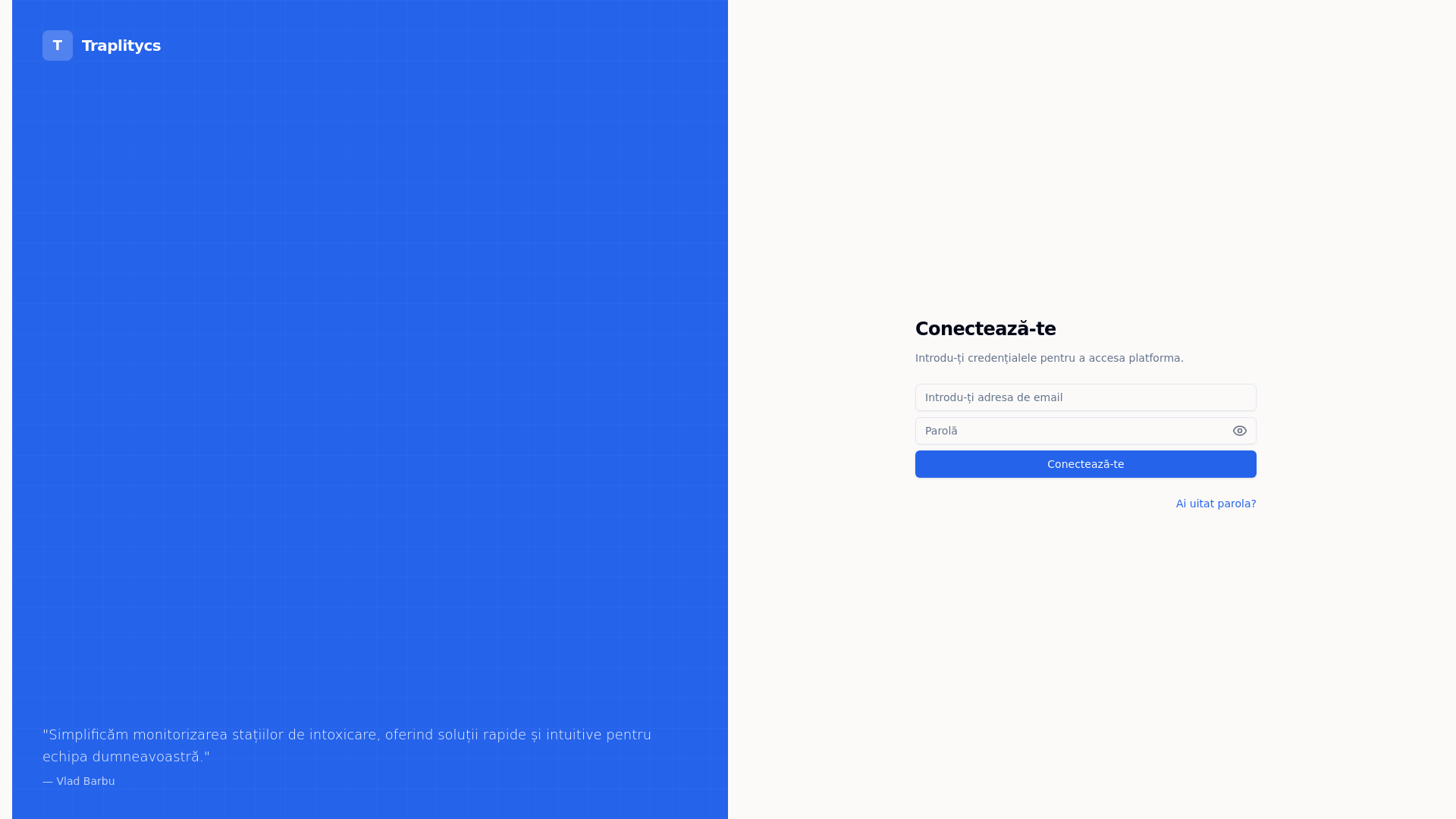 website screenshot of https://traplytics-user.pages.dev/