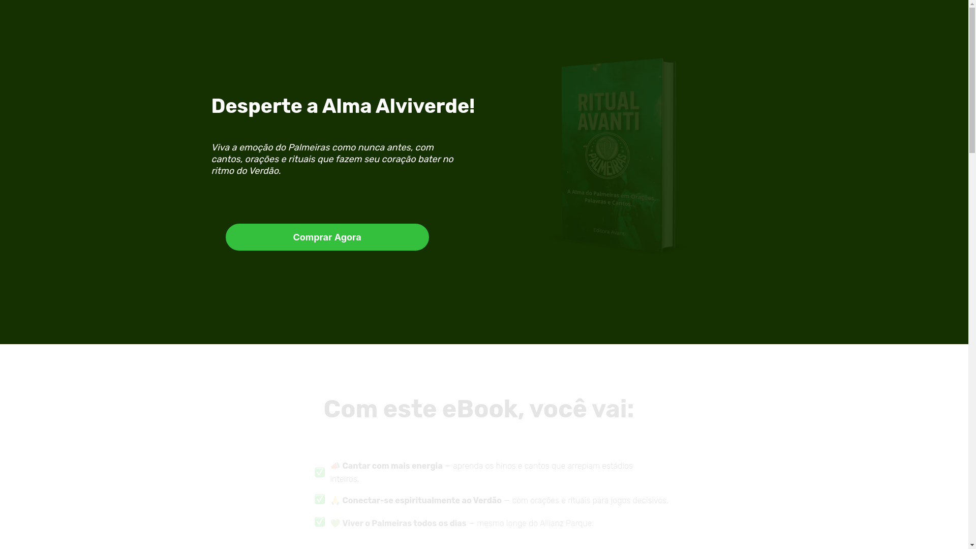 website screenshot of https://avantialviverde.shop/