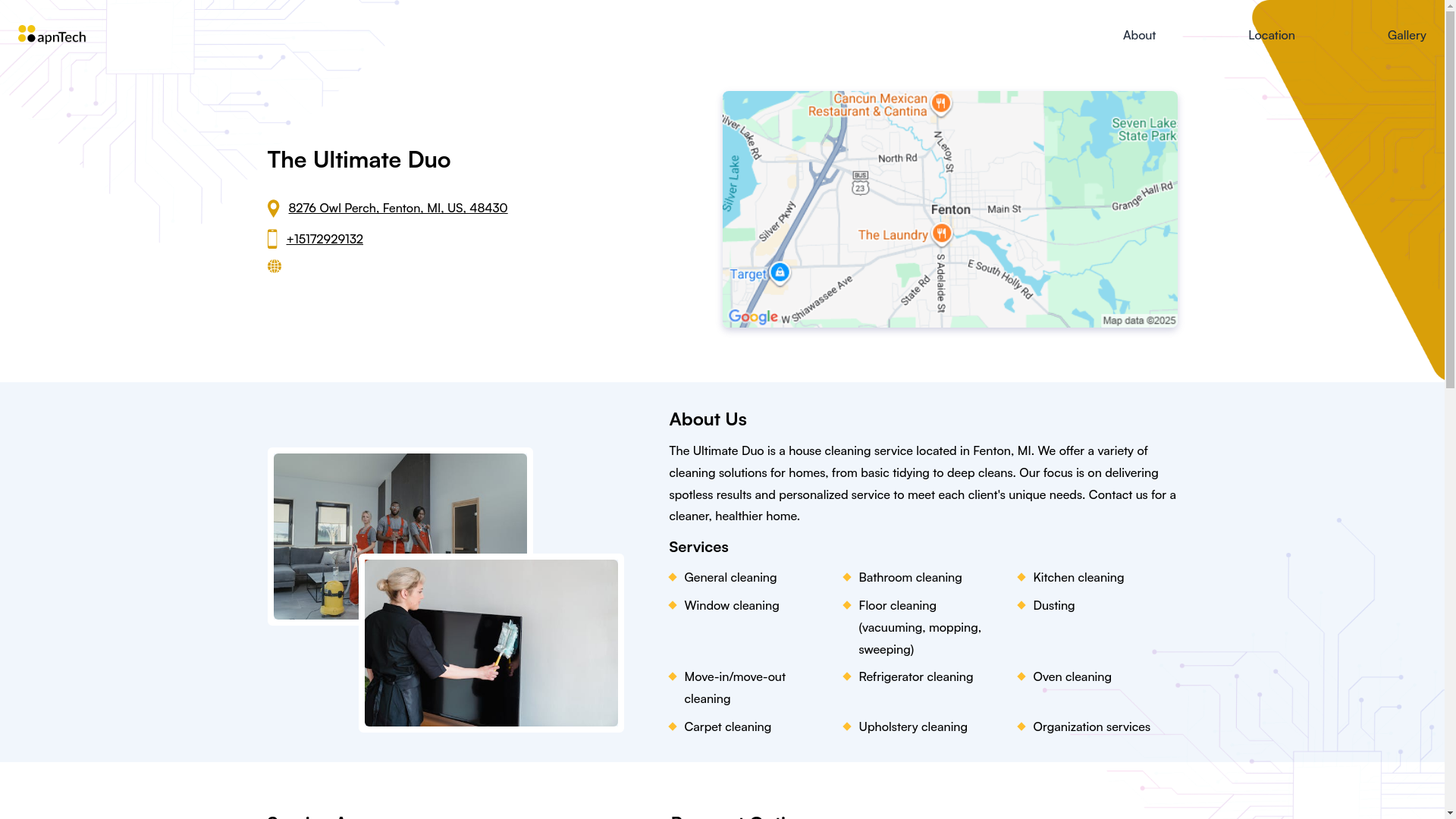 website screenshot of https://theultimateduo.online/