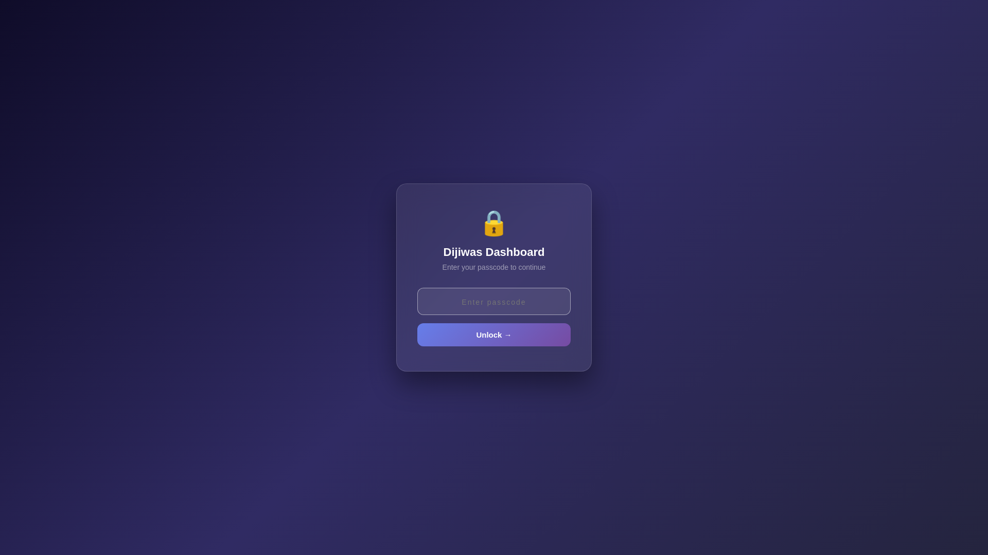 website screenshot of https://dijiwas-dashboard.pages.dev/