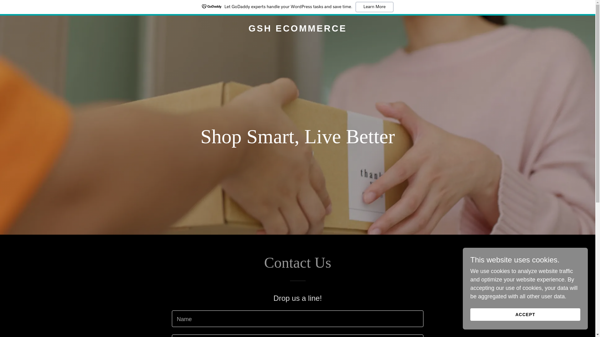 website screenshot of https://gshecommerce.com/