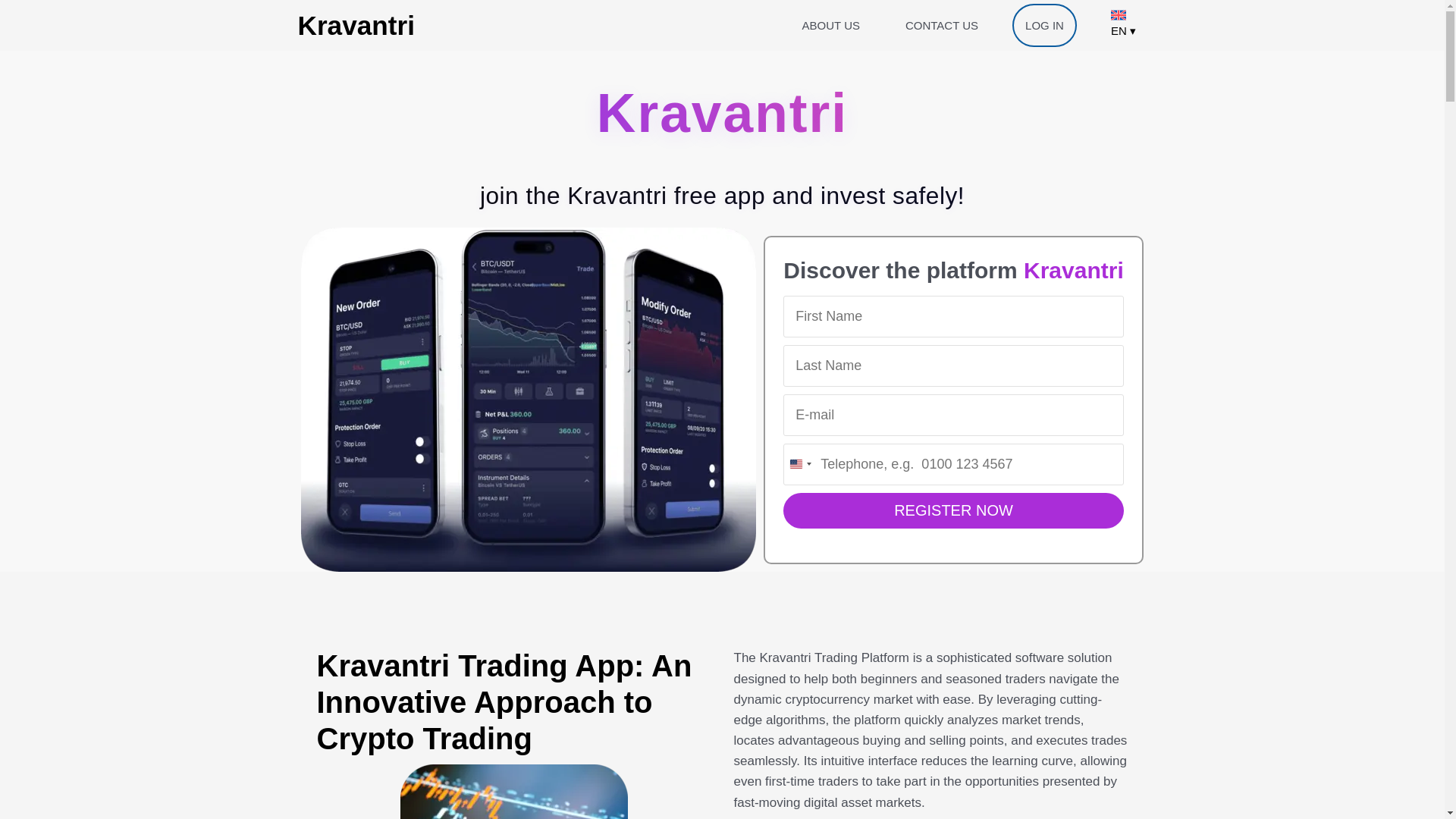 website screenshot of https://kravantri.net/