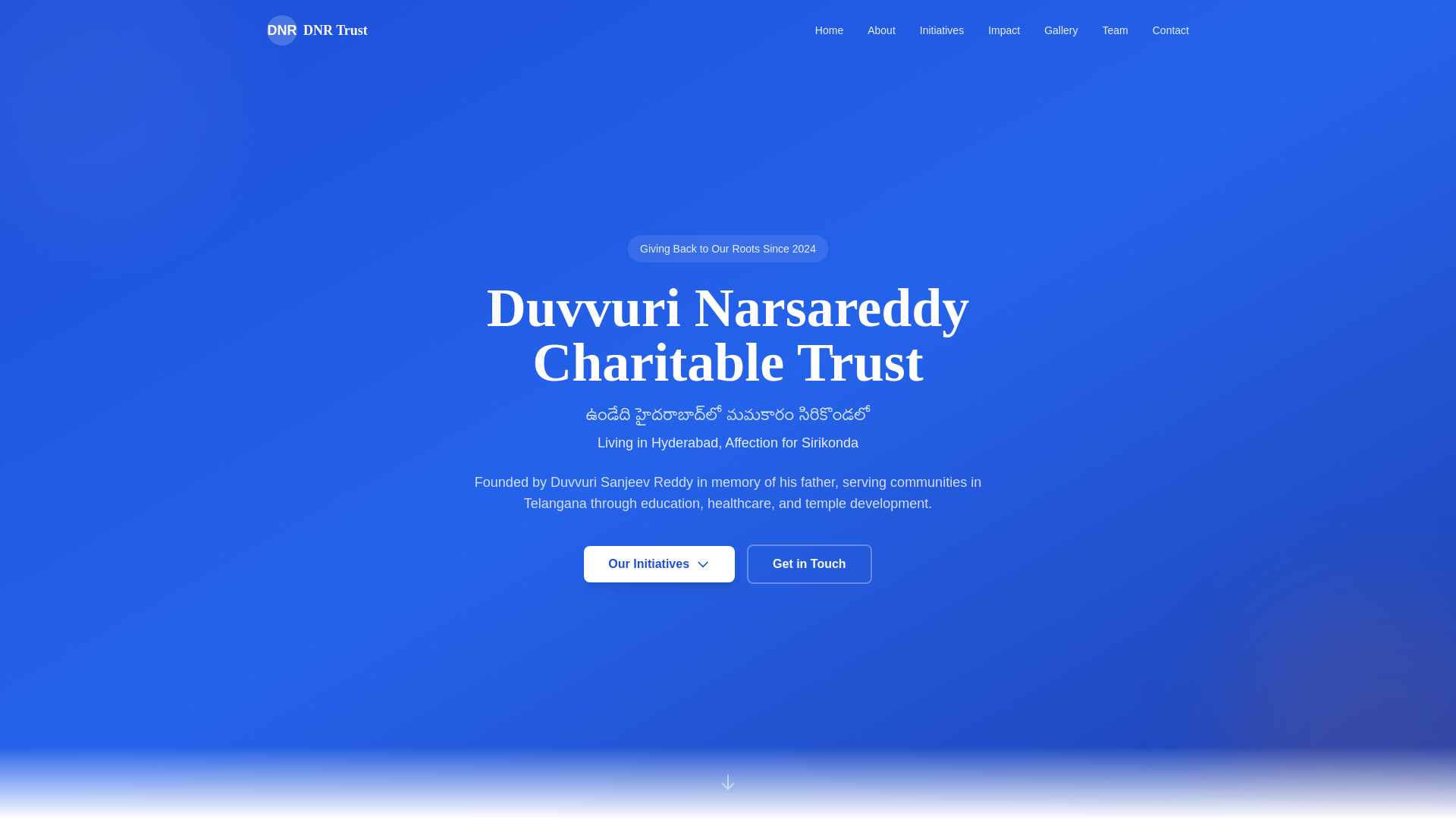 website screenshot of https://dsr-charitable-trust.pages.dev/