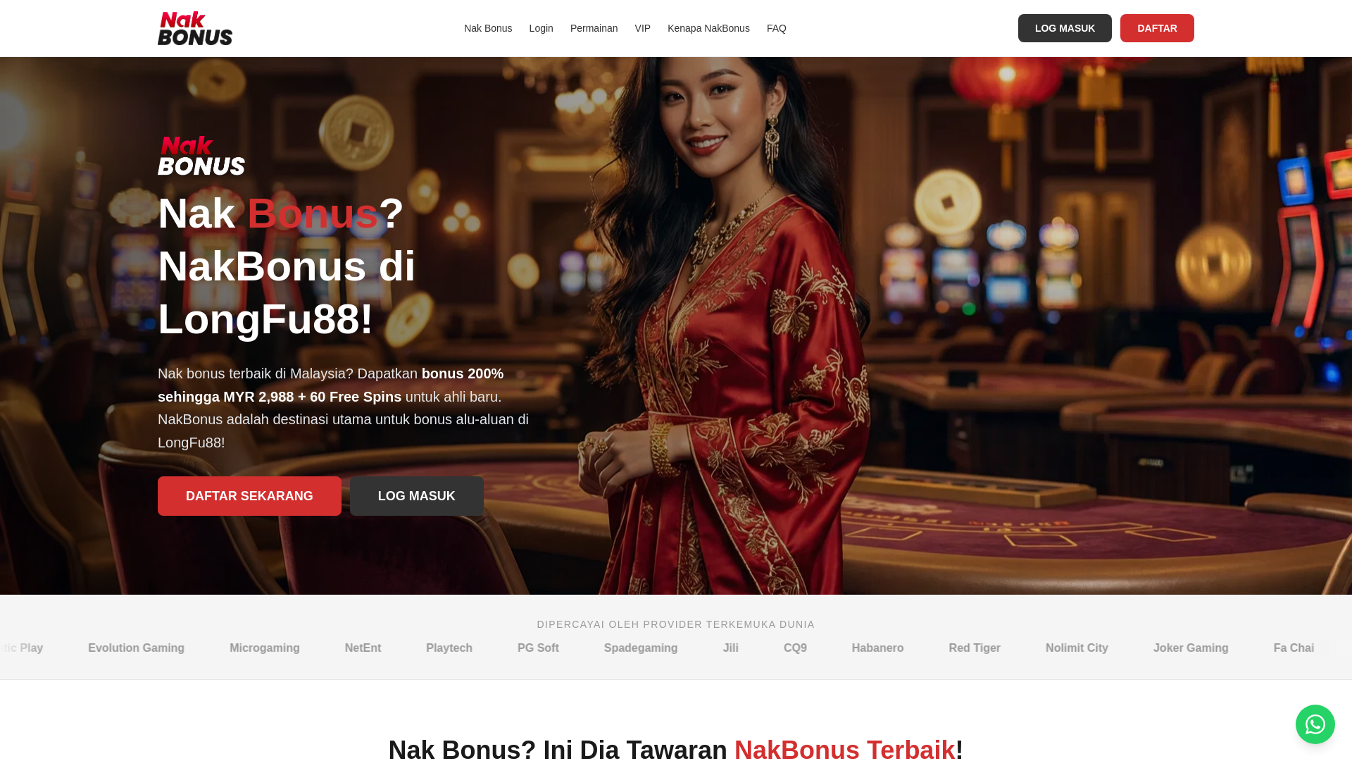 website screenshot of https://nakbonus.my/