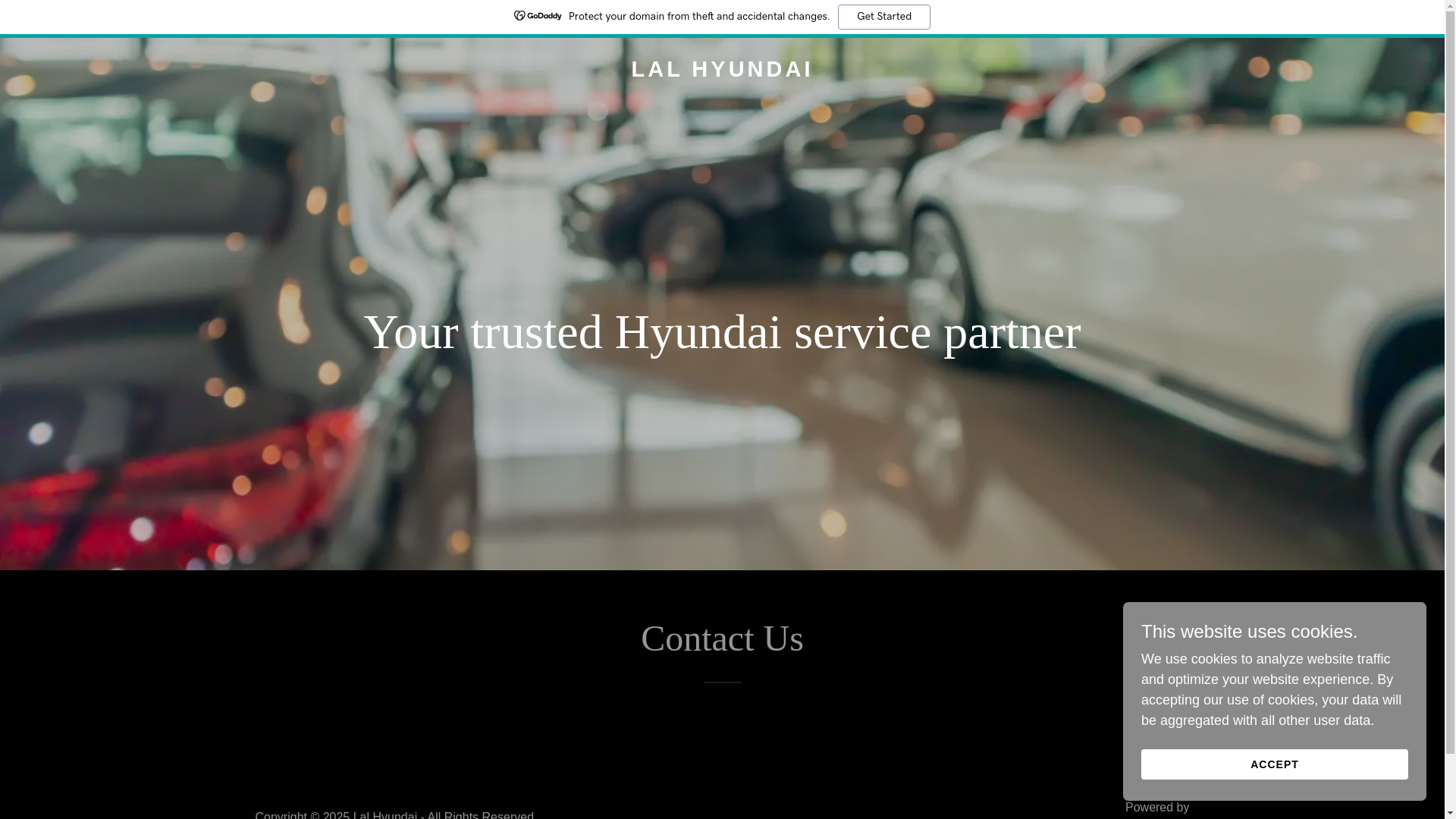 website screenshot of https://ramsinghlalzhyundai.in/