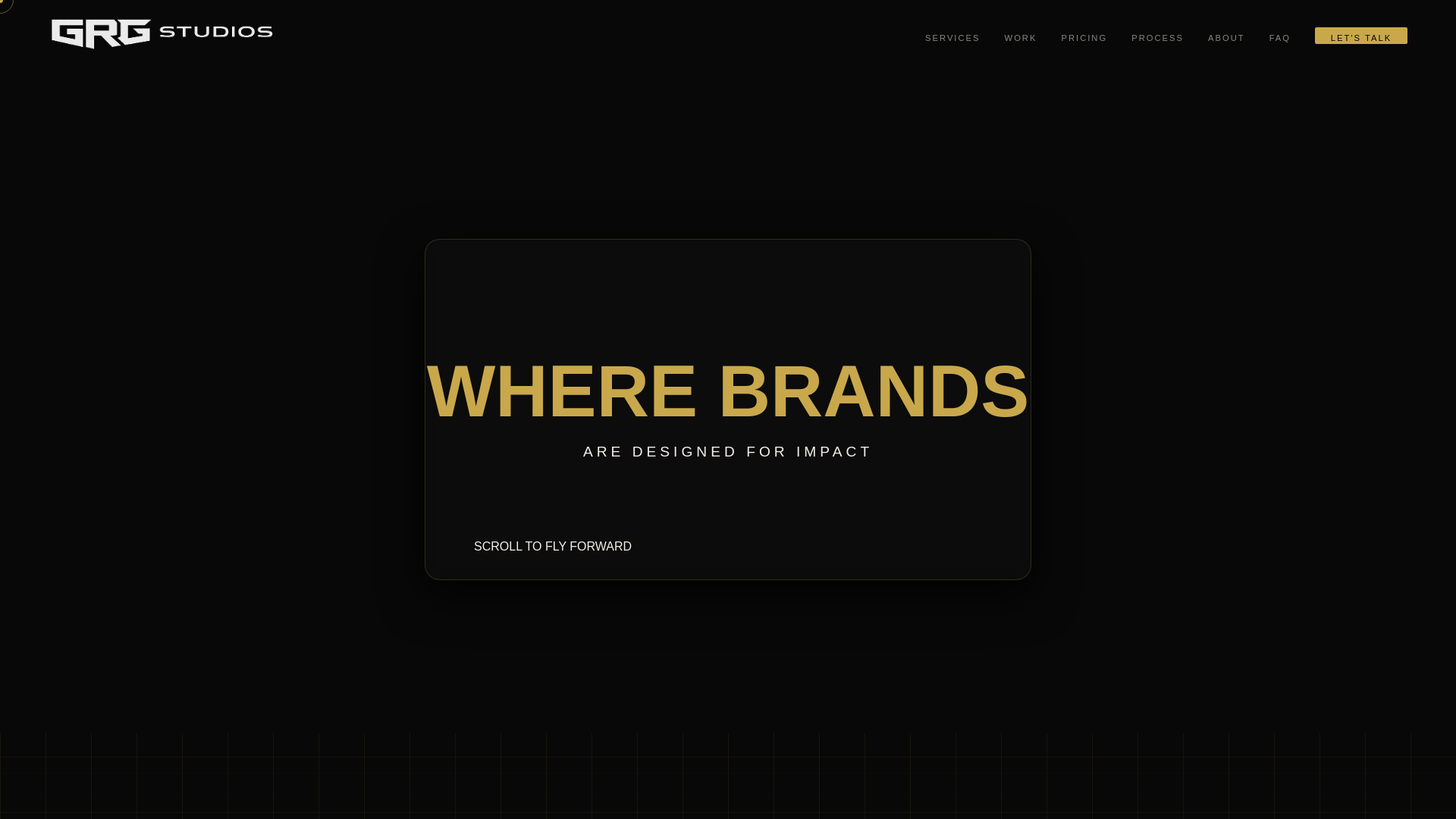 website screenshot of https://grgstudios.pages.dev/