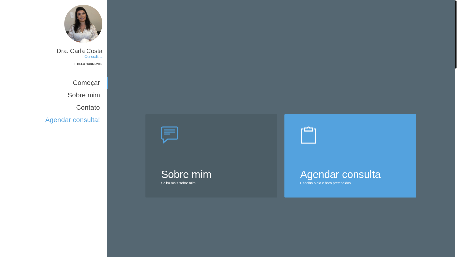 website screenshot of https://dracarlacosta.com/