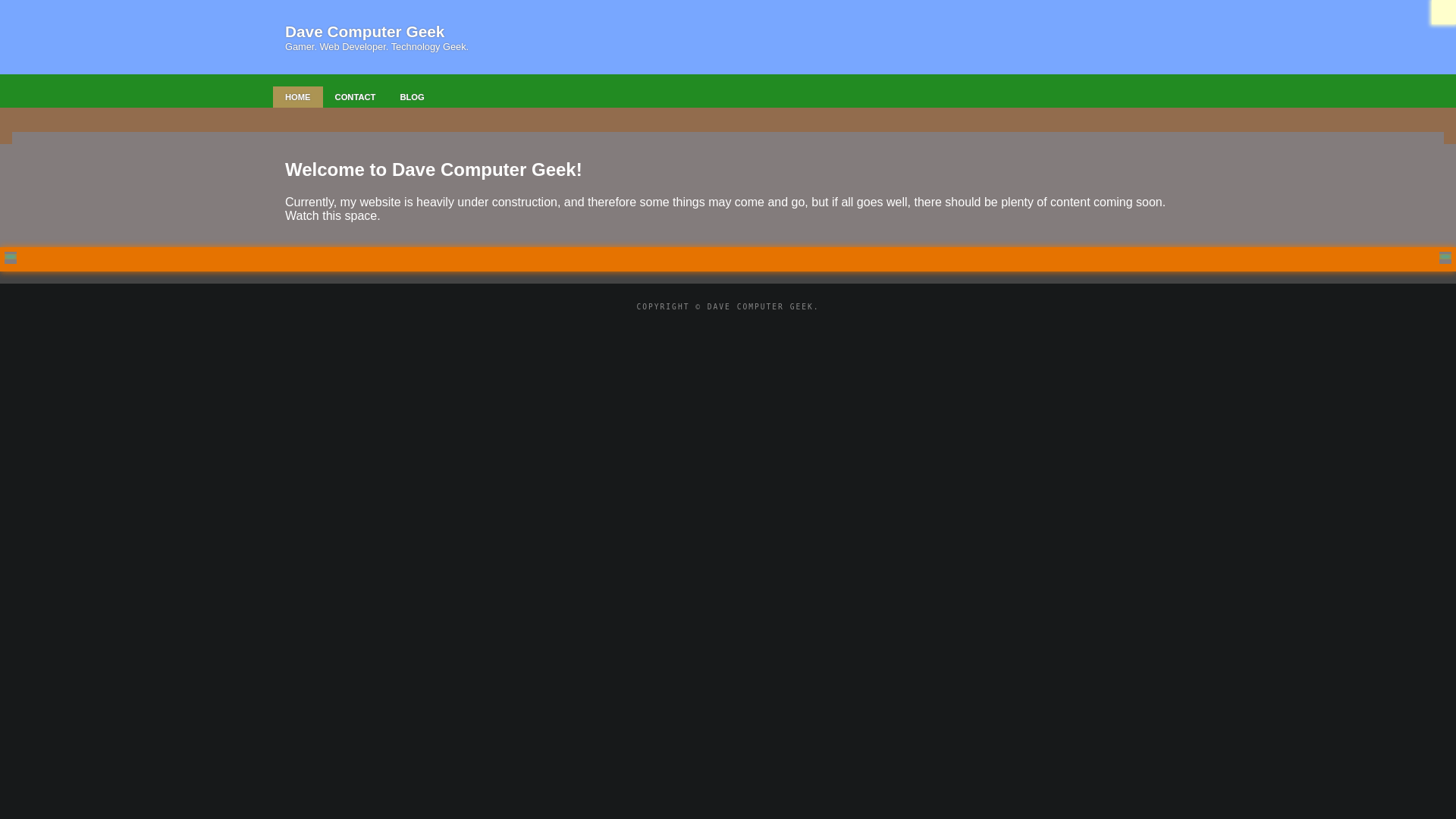 website screenshot of https://davecomputergeek.pages.dev/