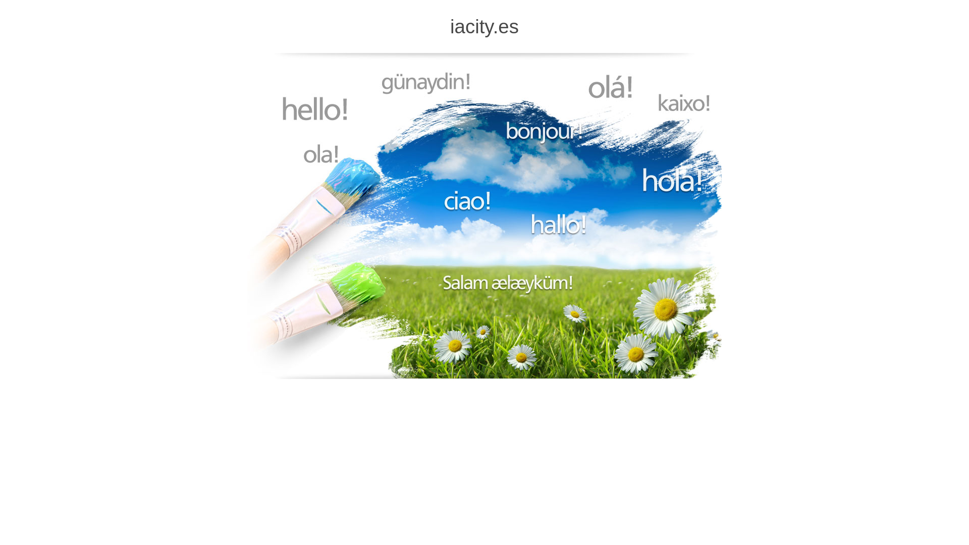 website screenshot of https://iacity.es/