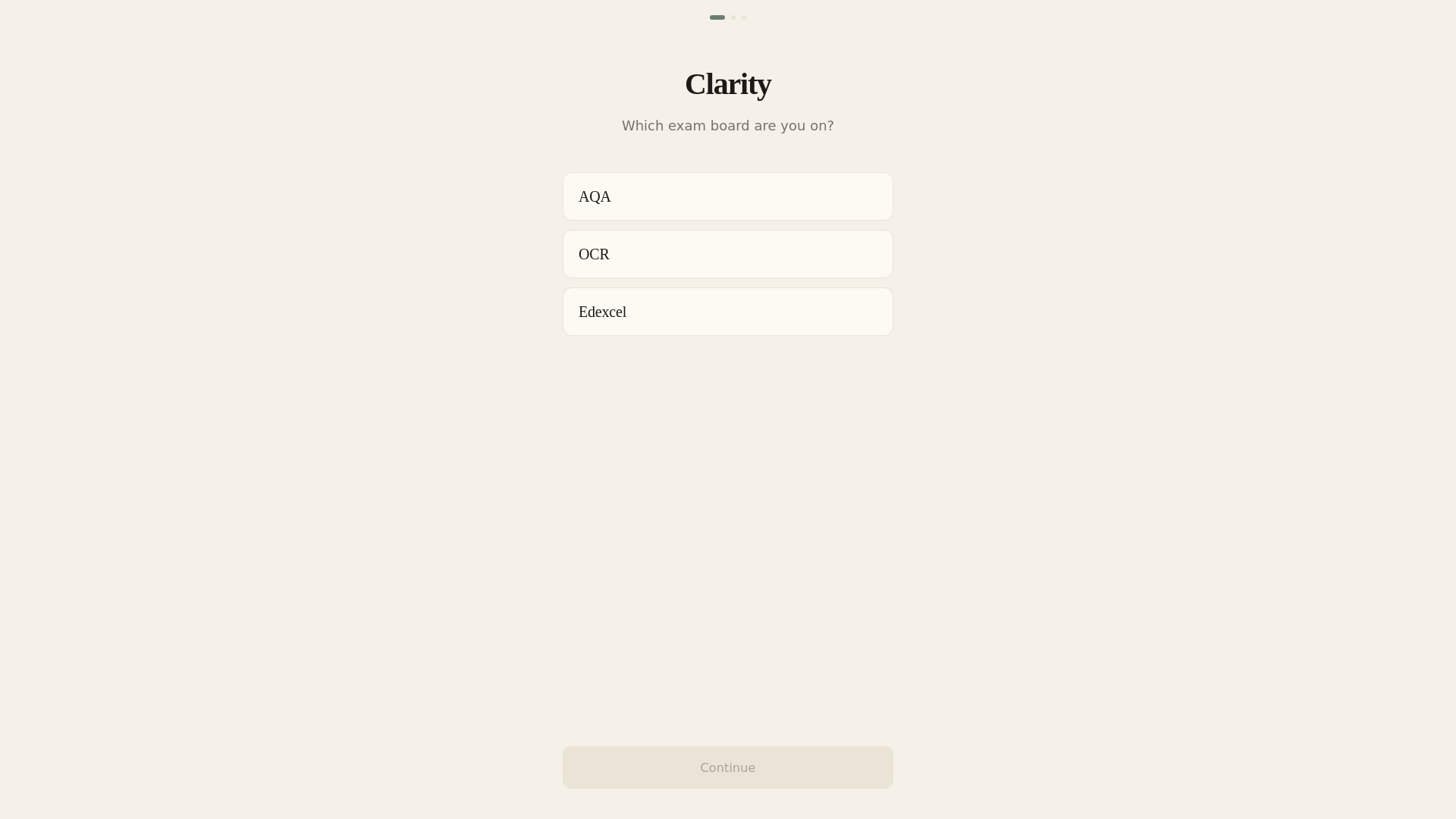 website screenshot of https://clarity-4mm.pages.dev/