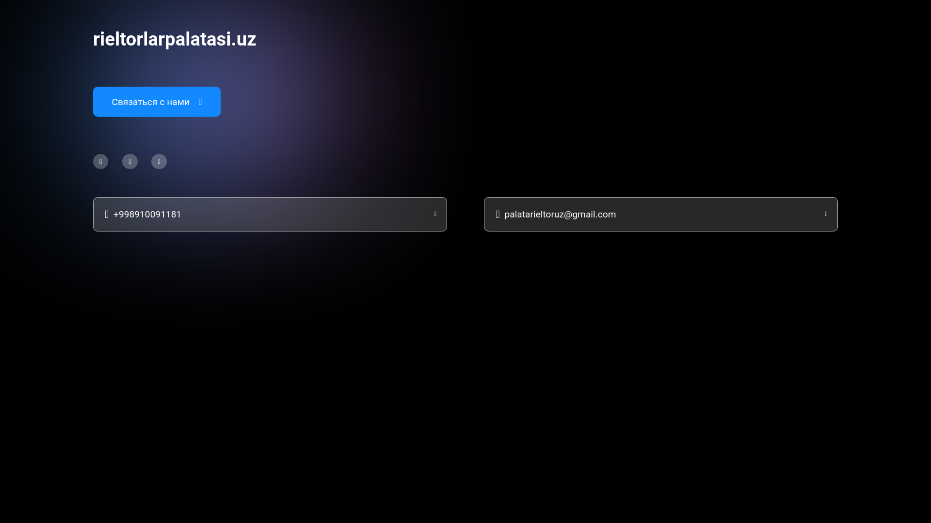 website screenshot of https://rieltorlarpalatasi.uz