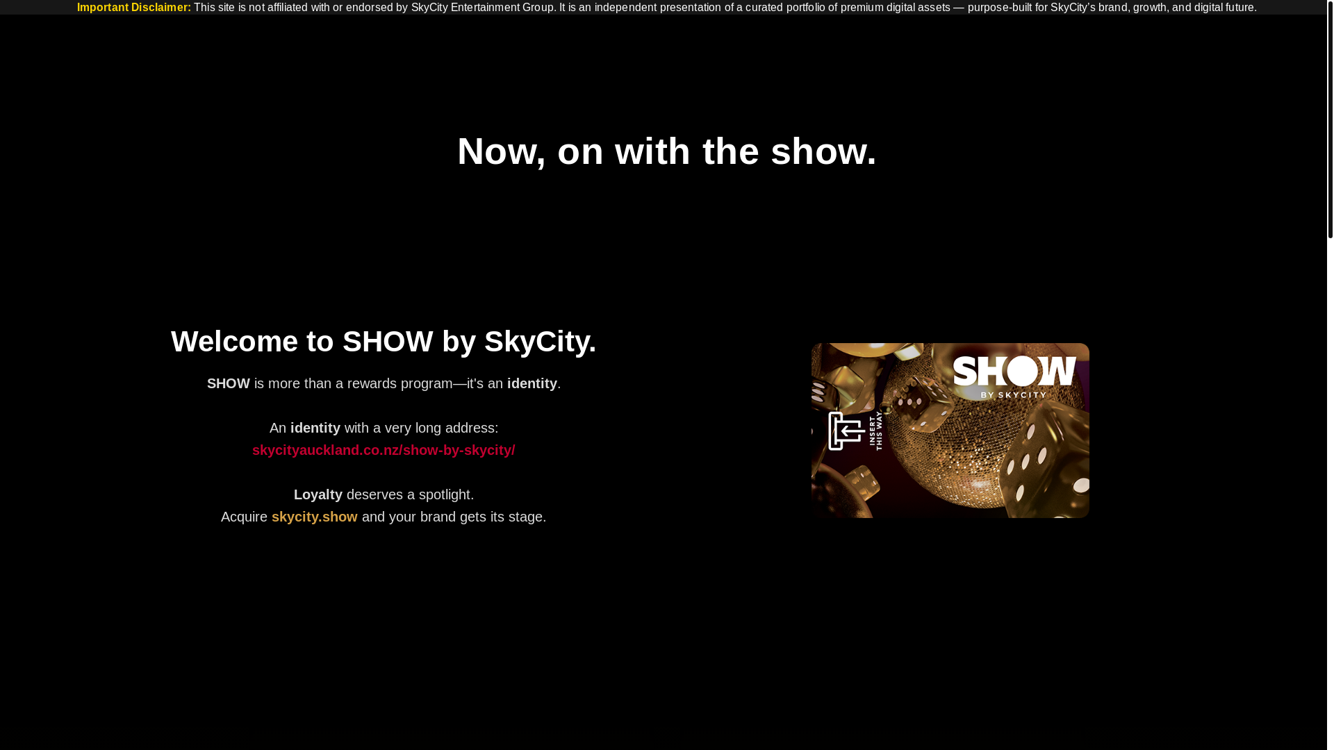 website screenshot of https://skycity.jobs/