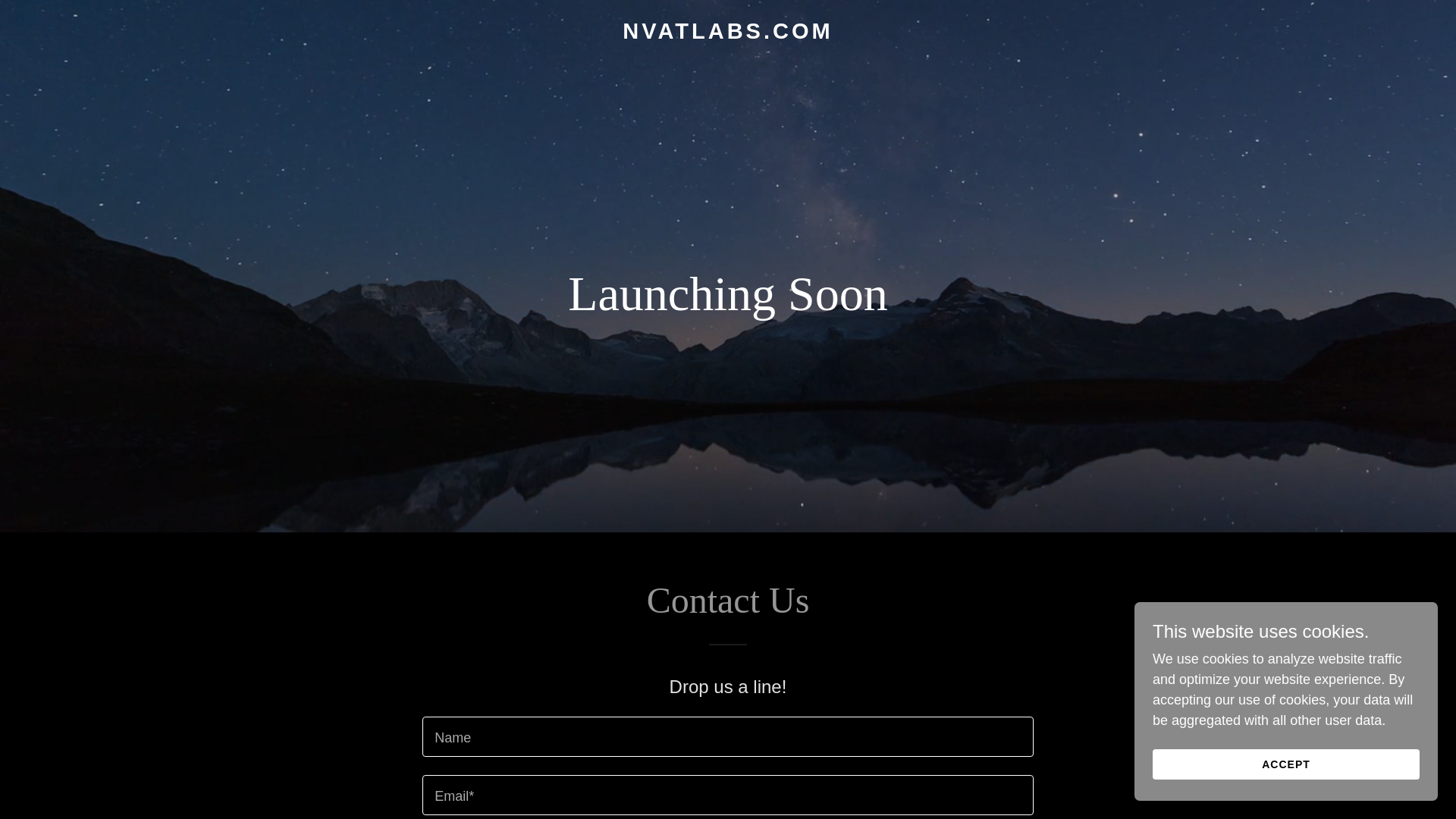 website screenshot of https://nvatlabs.com/