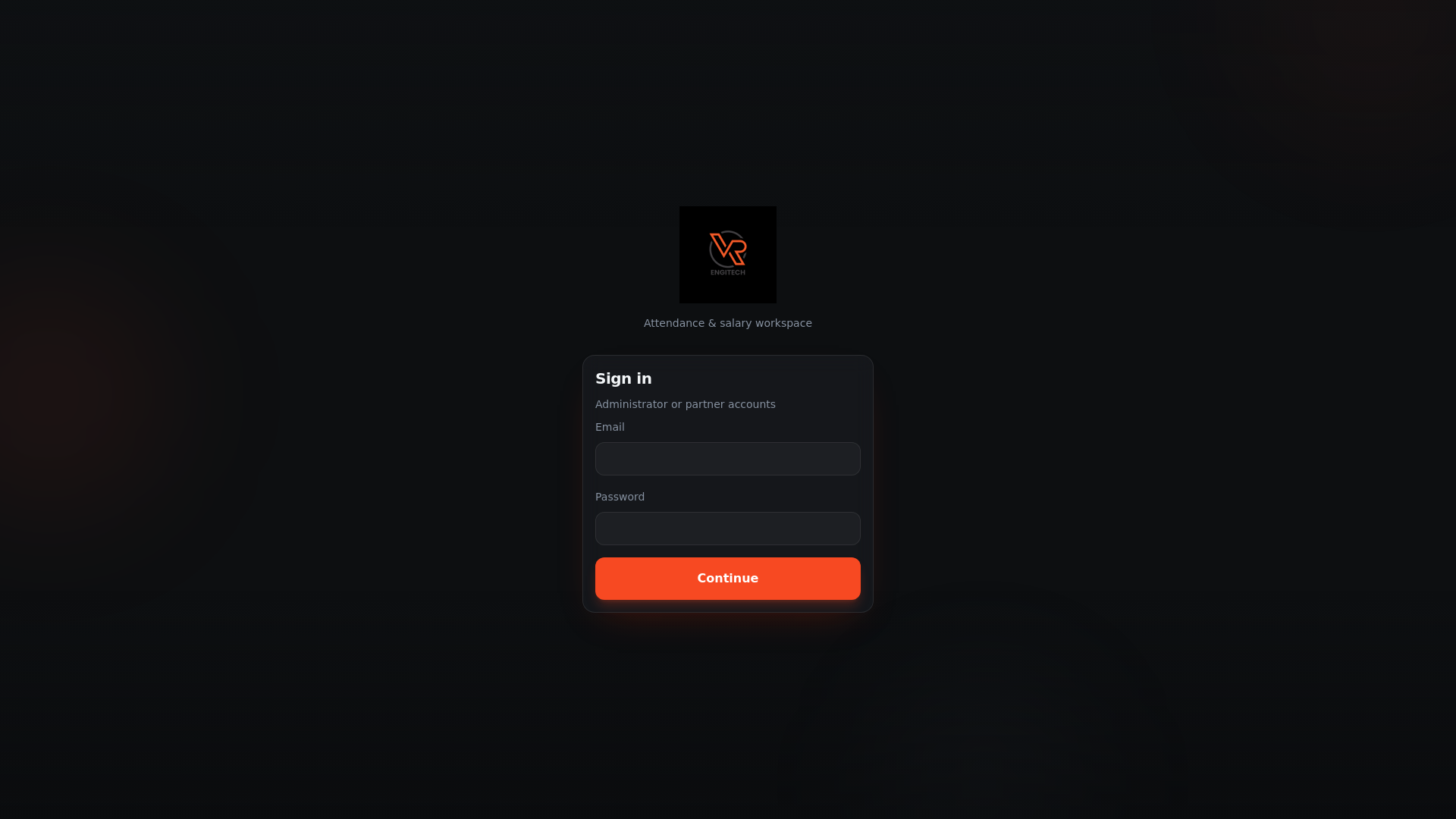 website screenshot of https://vr-attedance.pages.dev/