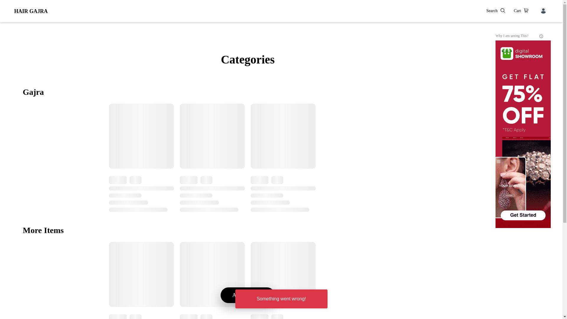 website screenshot of https://hairgajra.co.in/