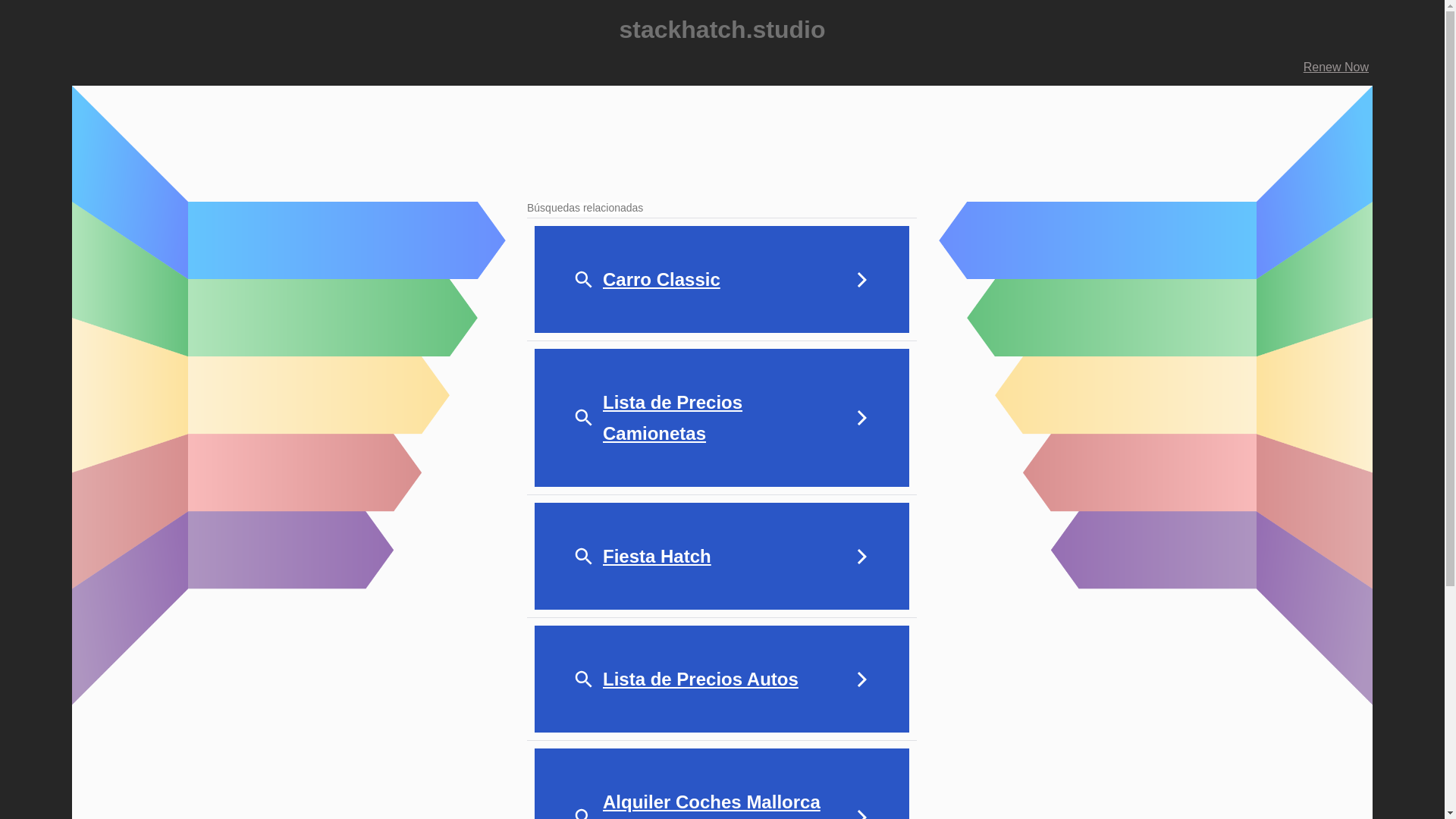 website screenshot of https://stackhatch.studio/