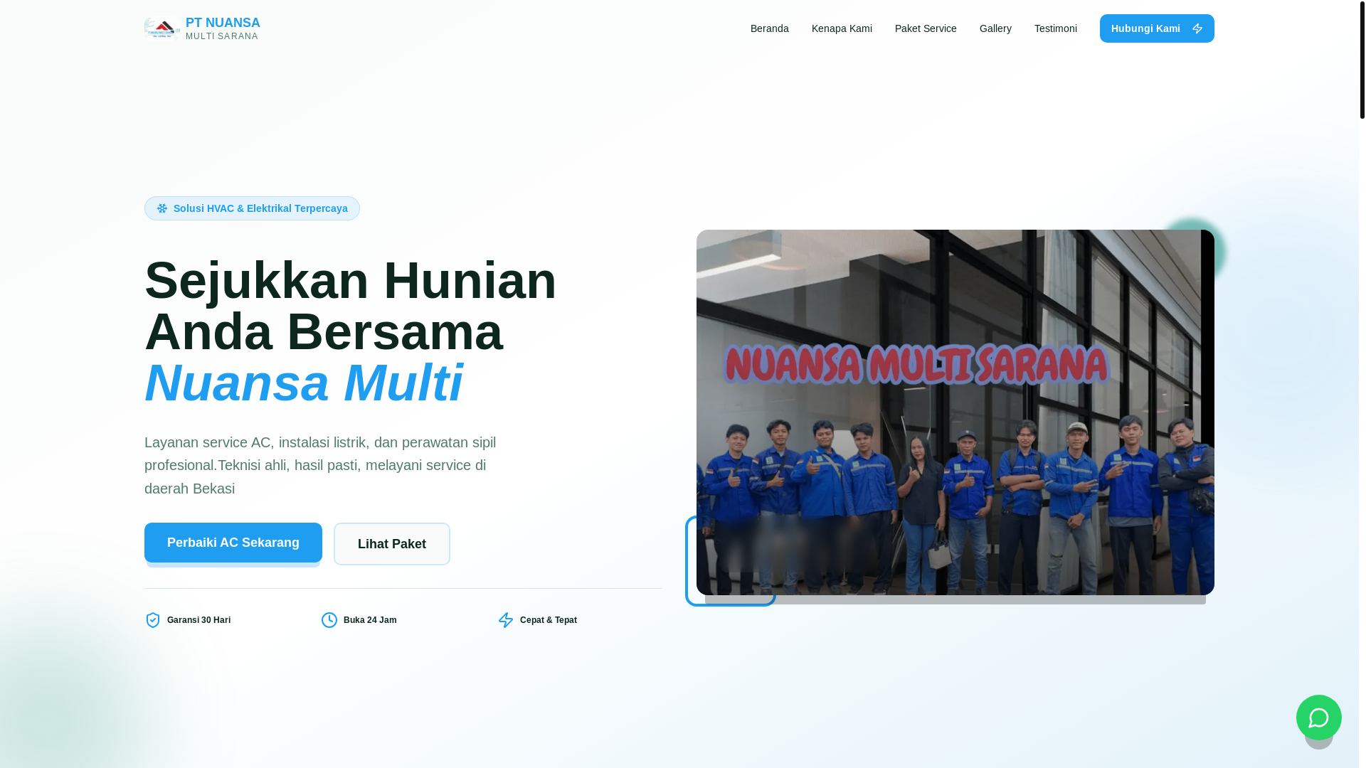 website screenshot of https://nuansamultisarana.biz.id/